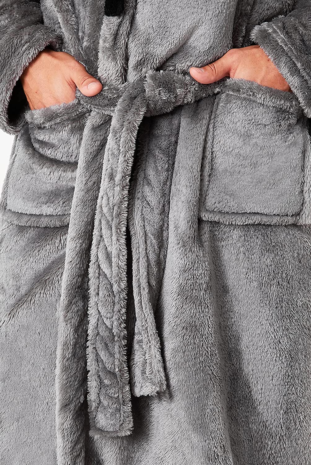 CityComfort Luxury Super Soft Men Dressing Gown Mens Bathrobe - Image 5