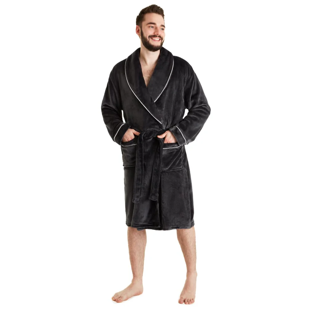 CityComfort Luxury Super Soft Men Dressing Gown Mens Bathrobe - Image 2