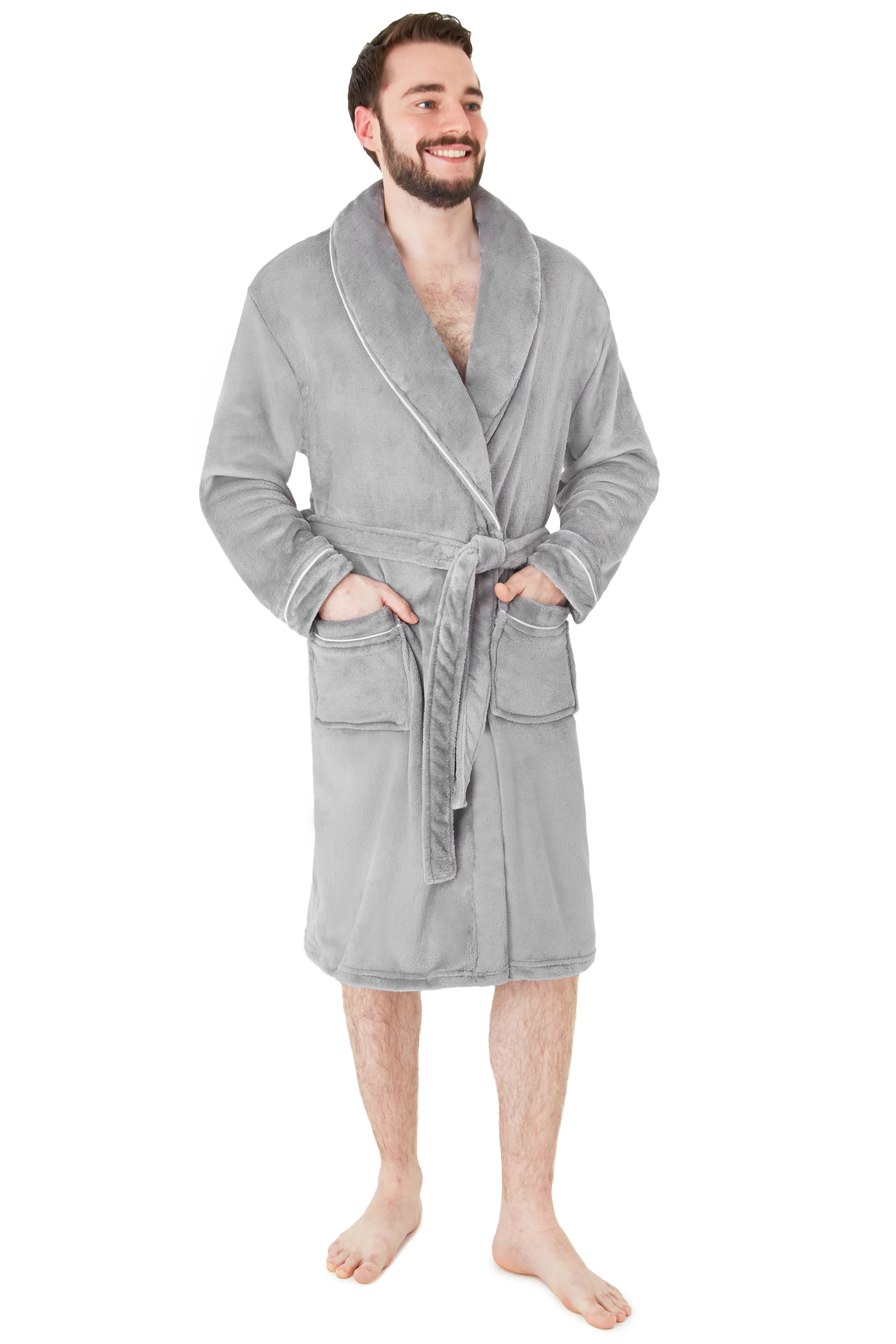 CityComfort Luxury Super Soft Men Dressing Gown Mens Bathrobe - Image 23