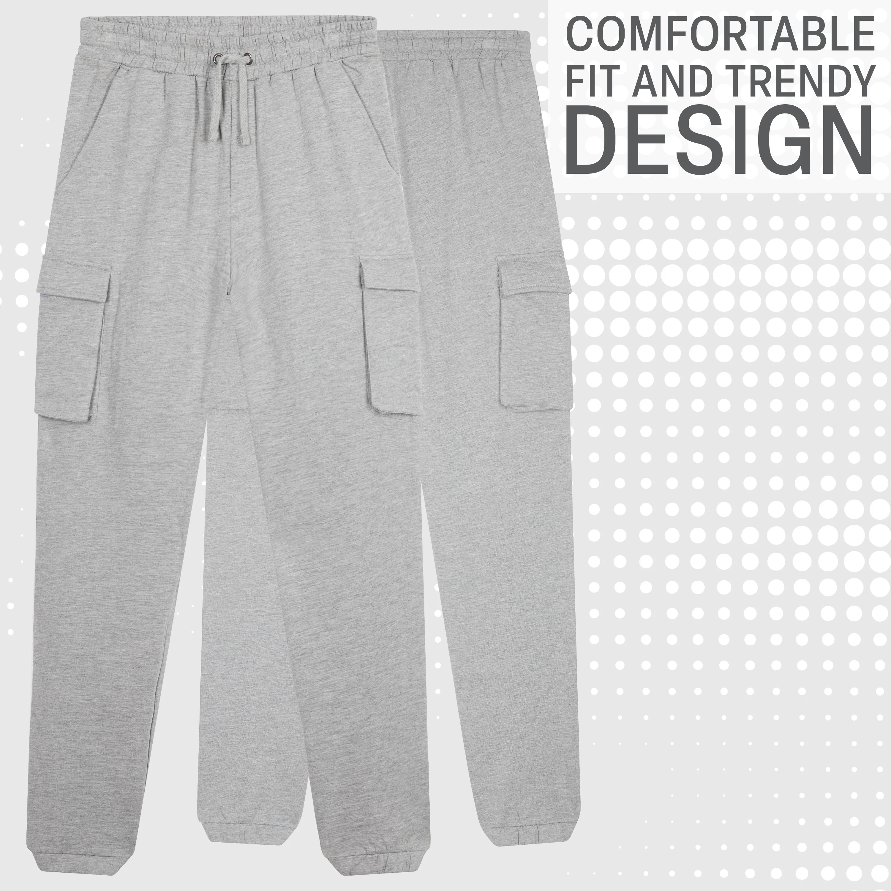 CityComfort Mens Cargo Joggers with 4 Pockets, Comfy, Casual, Stylish Sweatpants - Gifts for Him - Image 11