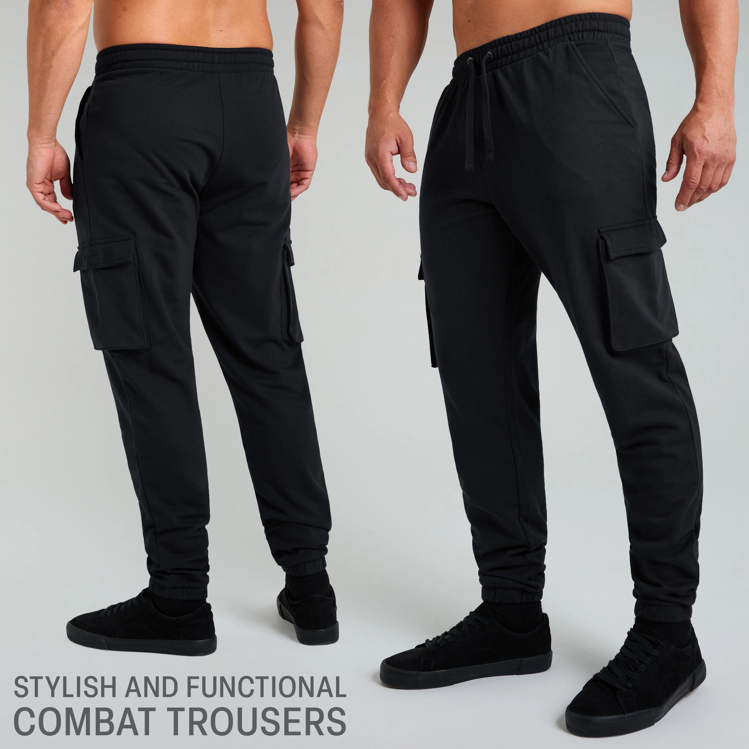 CityComfort Mens Cargo Joggers with 4 Pockets, Comfy, Casual, Stylish Sweatpants - Gifts for Him - Image 17