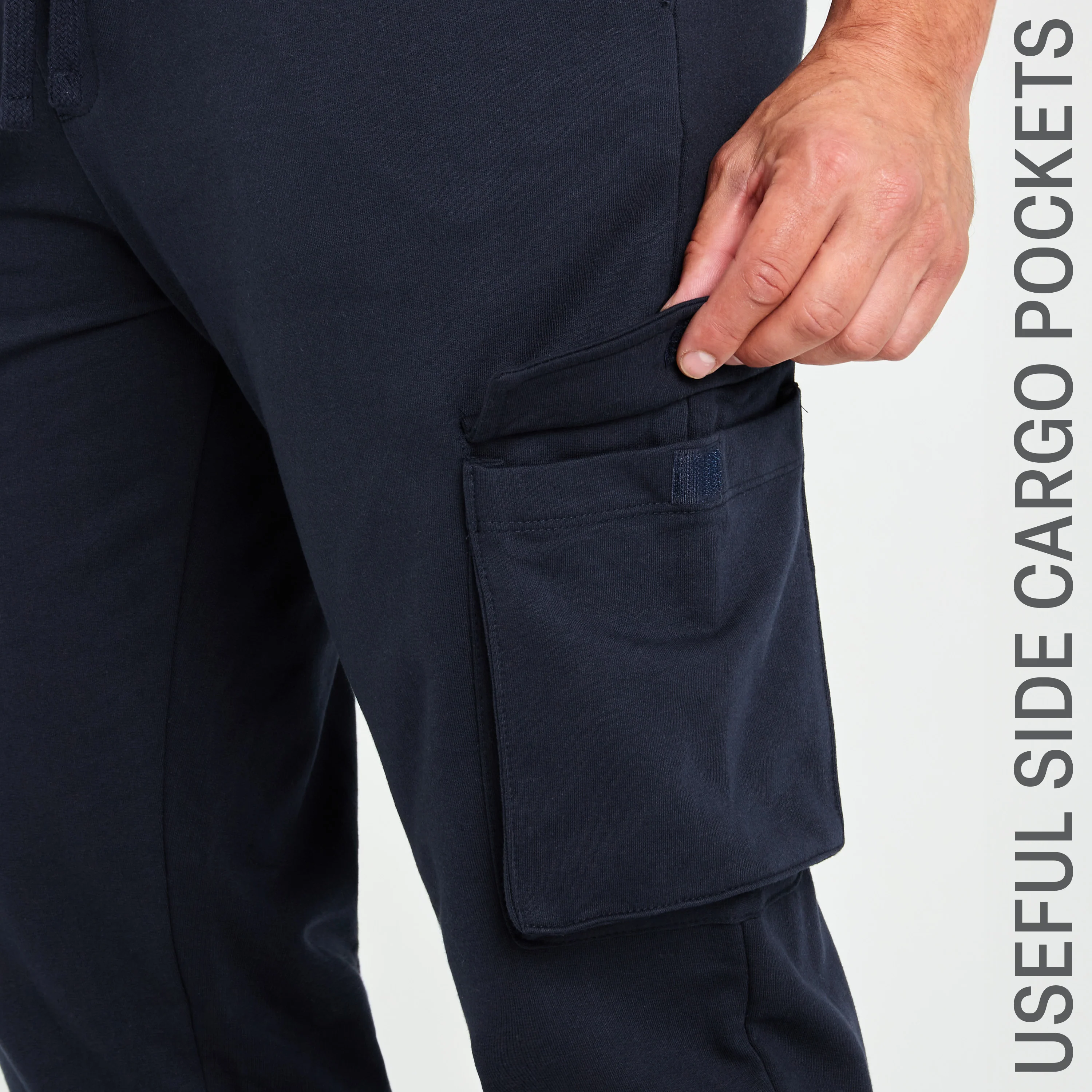 CityComfort Mens Cargo Joggers with 4 Pockets, Comfy, Casual, Stylish Sweatpants - Gifts for Him - Image 3