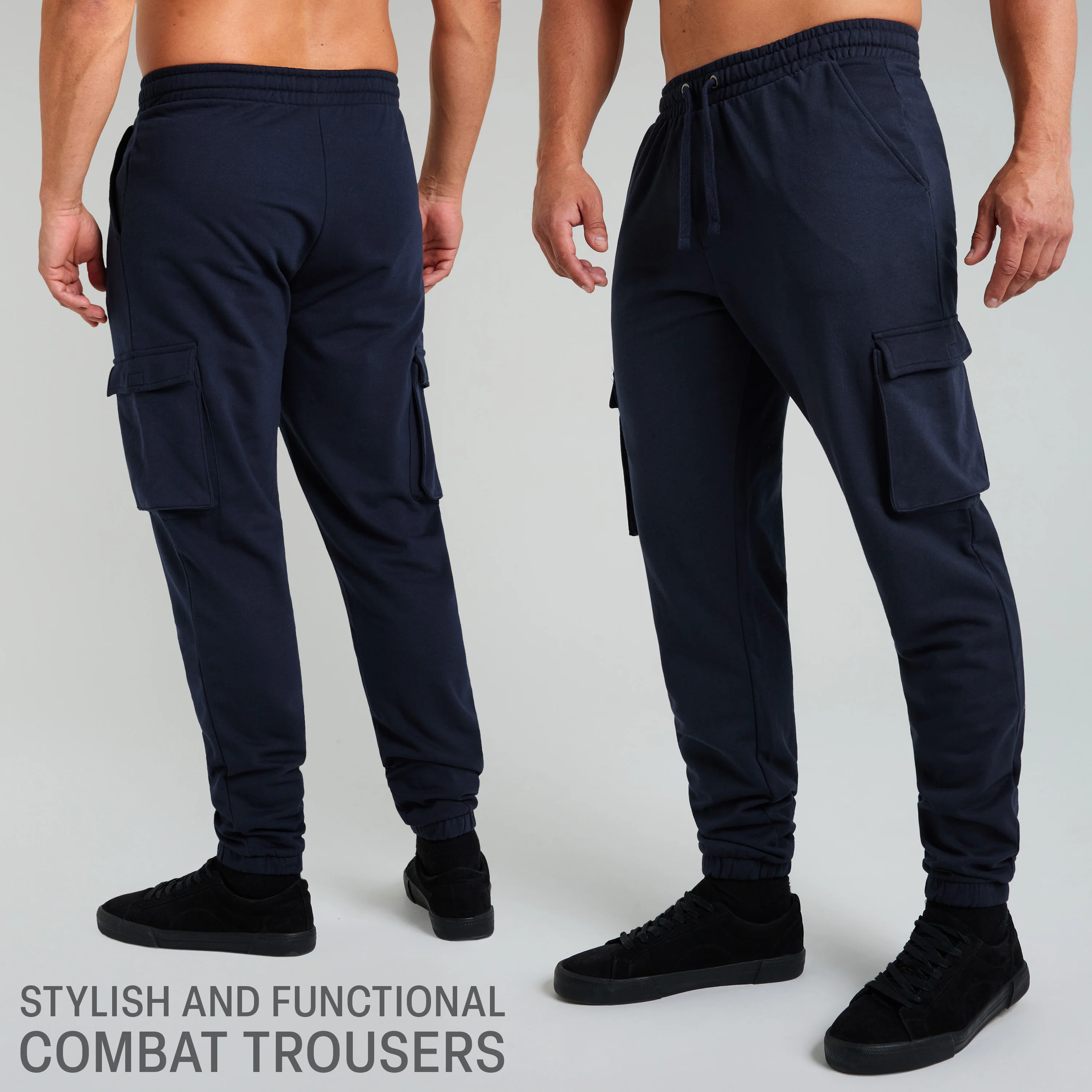 CityComfort Mens Cargo Joggers with 4 Pockets, Comfy, Casual, Stylish Sweatpants - Gifts for Him - Image 5