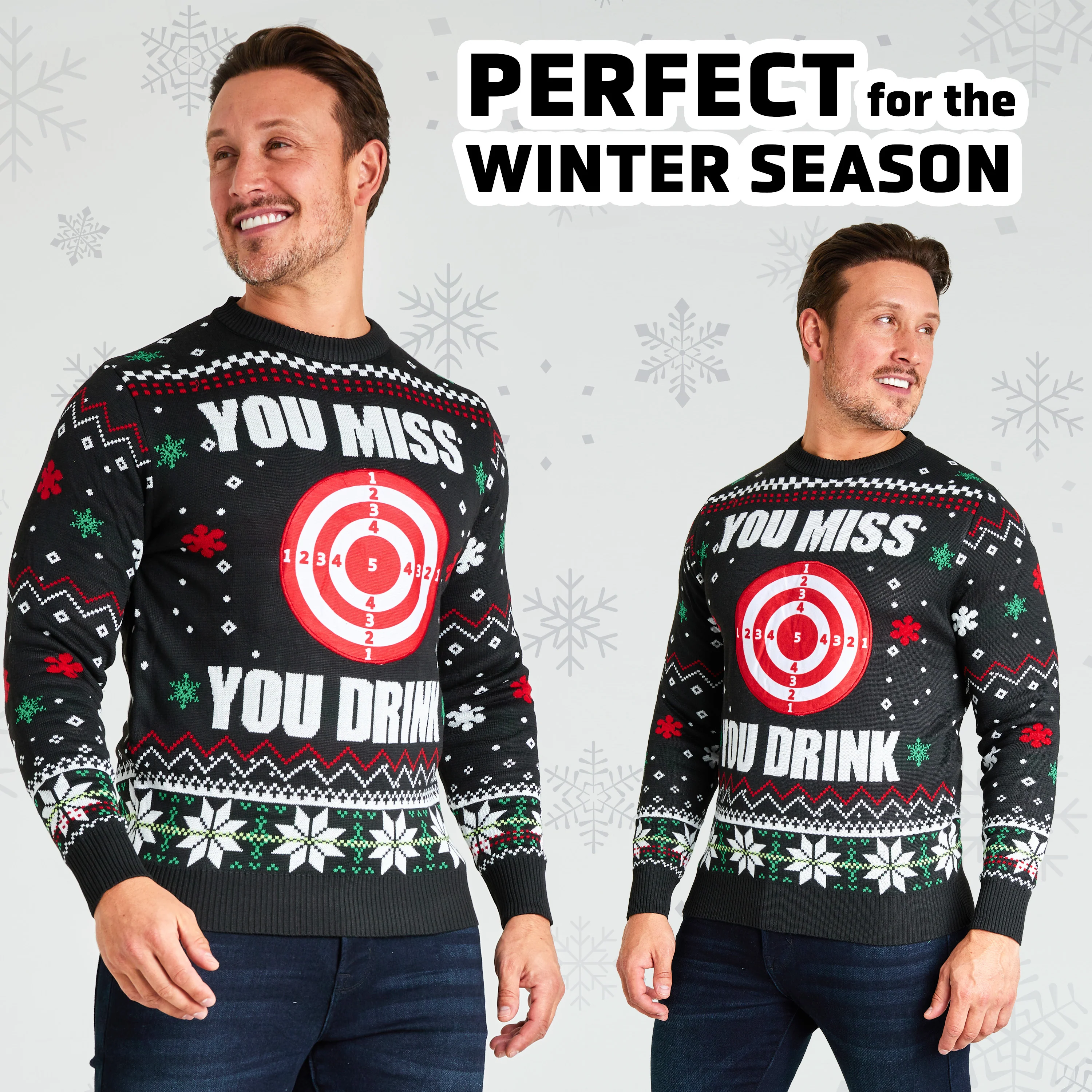 CityComfort Mens Christmas Jumper, Crew Neck Long Sleeves, Warm Funny Xmas Jumper - Gifts for Him - Image 2