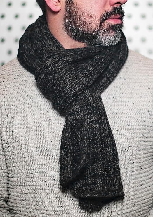 CityComfort Mens Knitted Scarf, Soft Cosy Winter Neck Scarf - Gifts for Men - Image 5