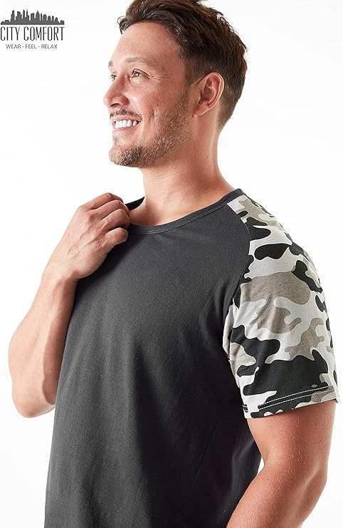CityComfort Mens Pyjamas, Men's Short PJs, Lounge Wear Set for Men - Image 4
