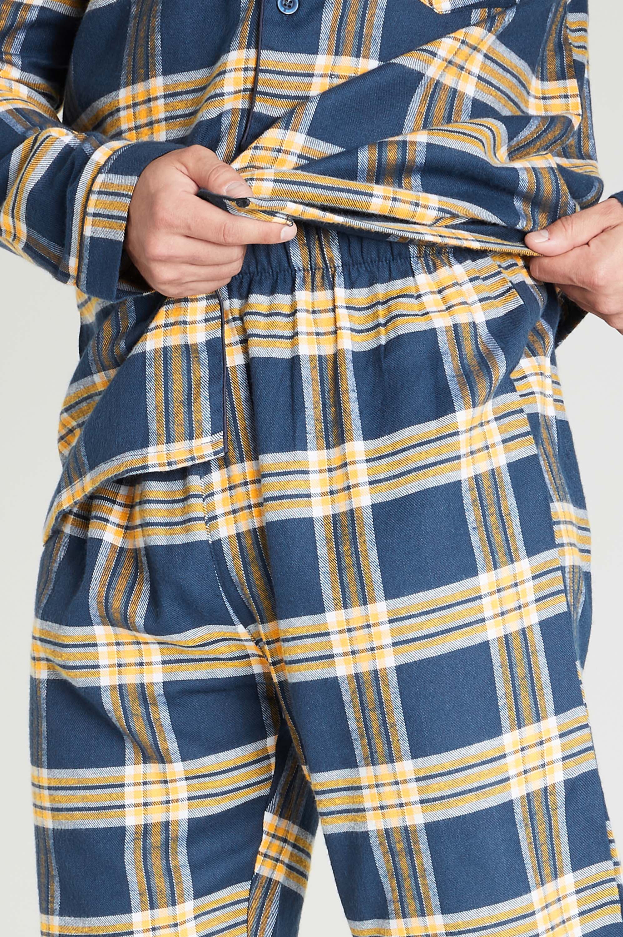 CityComfort Mens Pyjamas Set, Tartan Brushed Cotton Pyjamas - Image 24