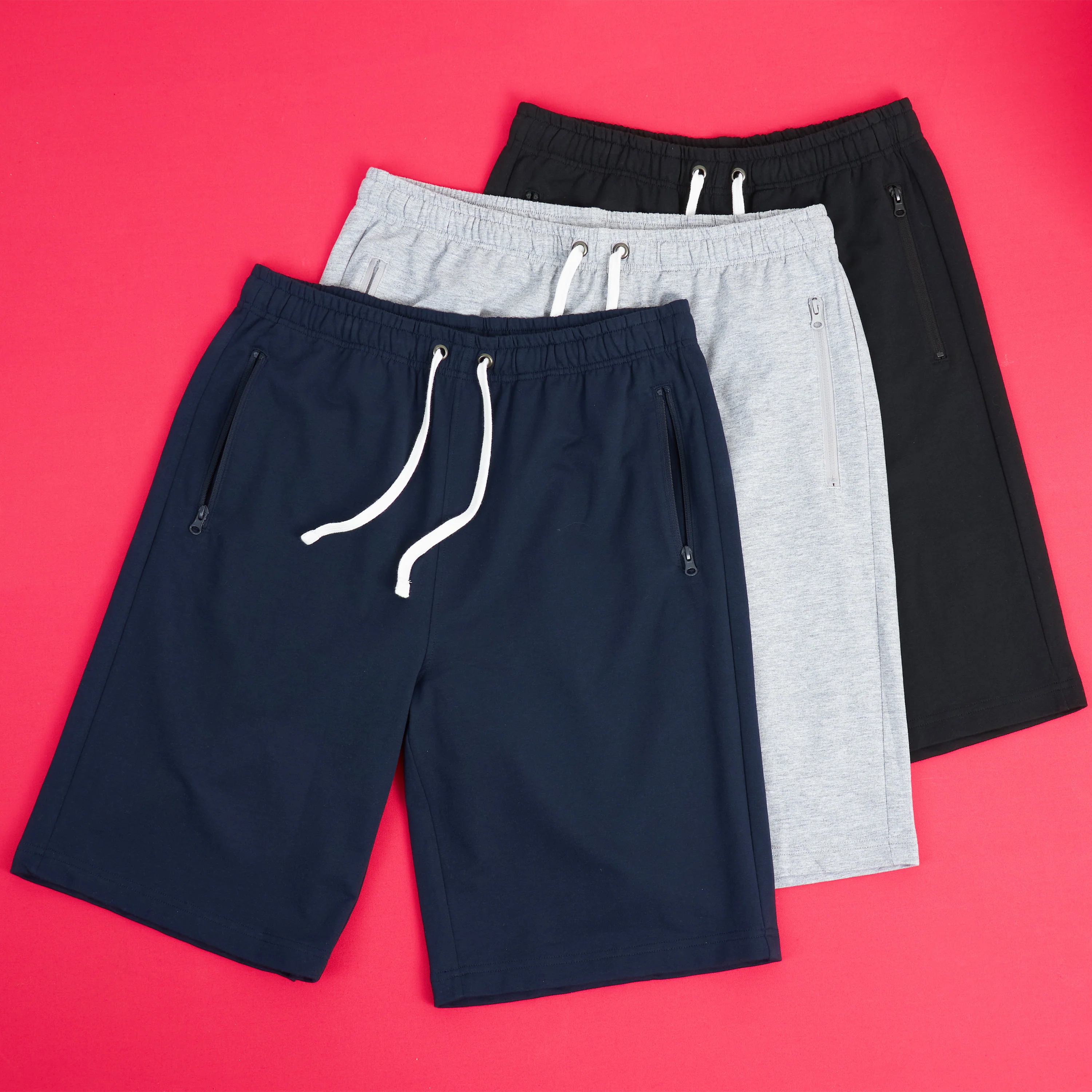 CityComfort Mens Activewear Shorts with Zipped Pockets for Sports Summer Gym - Image 9