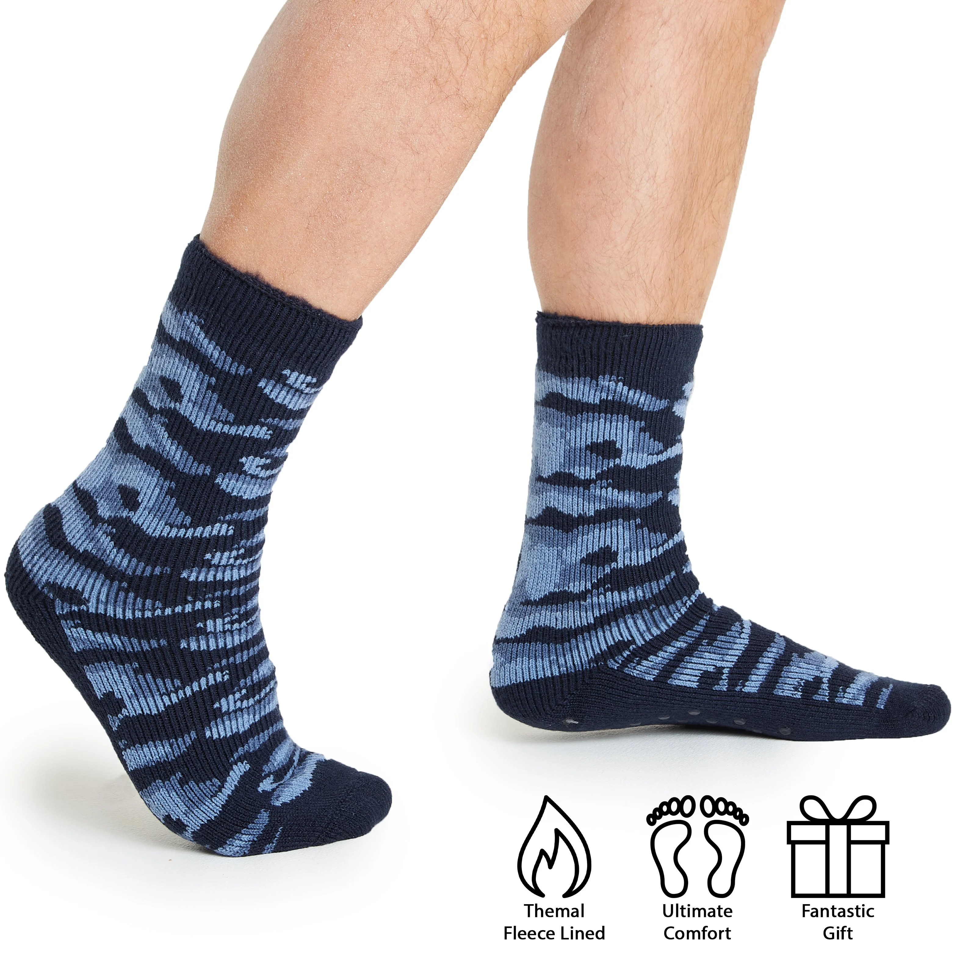 CityComfort Mens Slippers Socks, Warm Fluffy Socks, Gifts For Men - Image 10