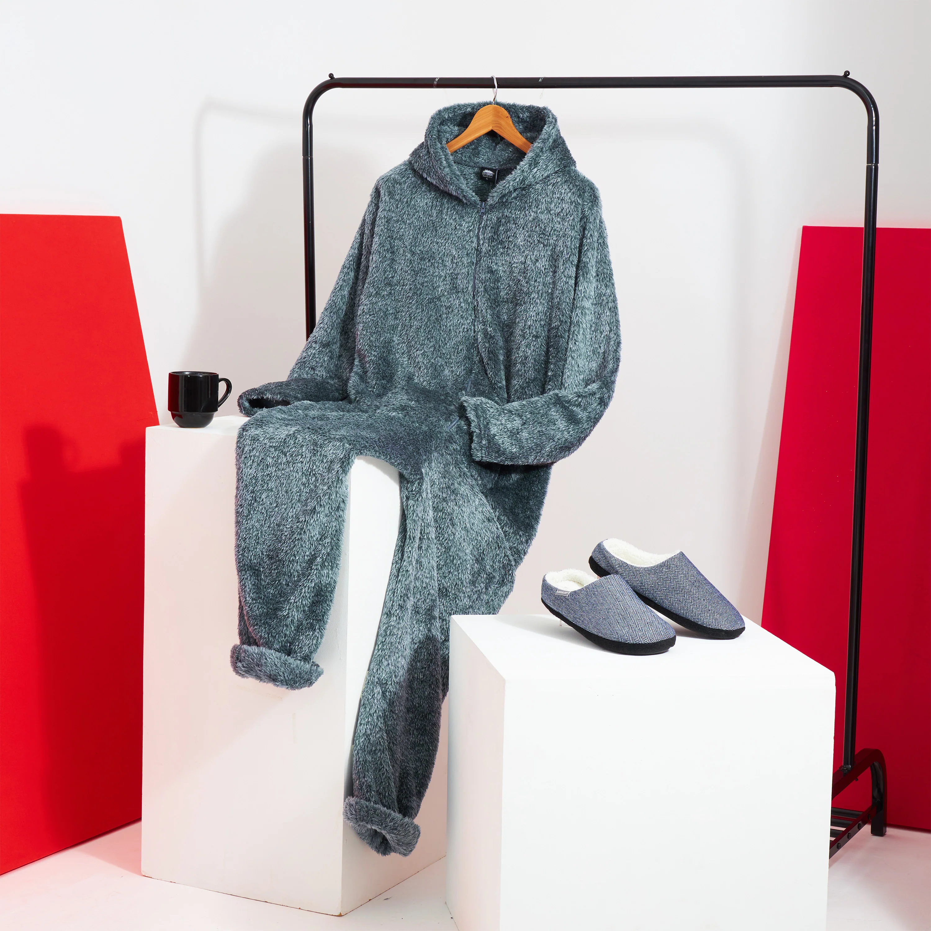 CityComfort Onesies for Men - Snuggle Fleece Pyjamas Men - Image 3