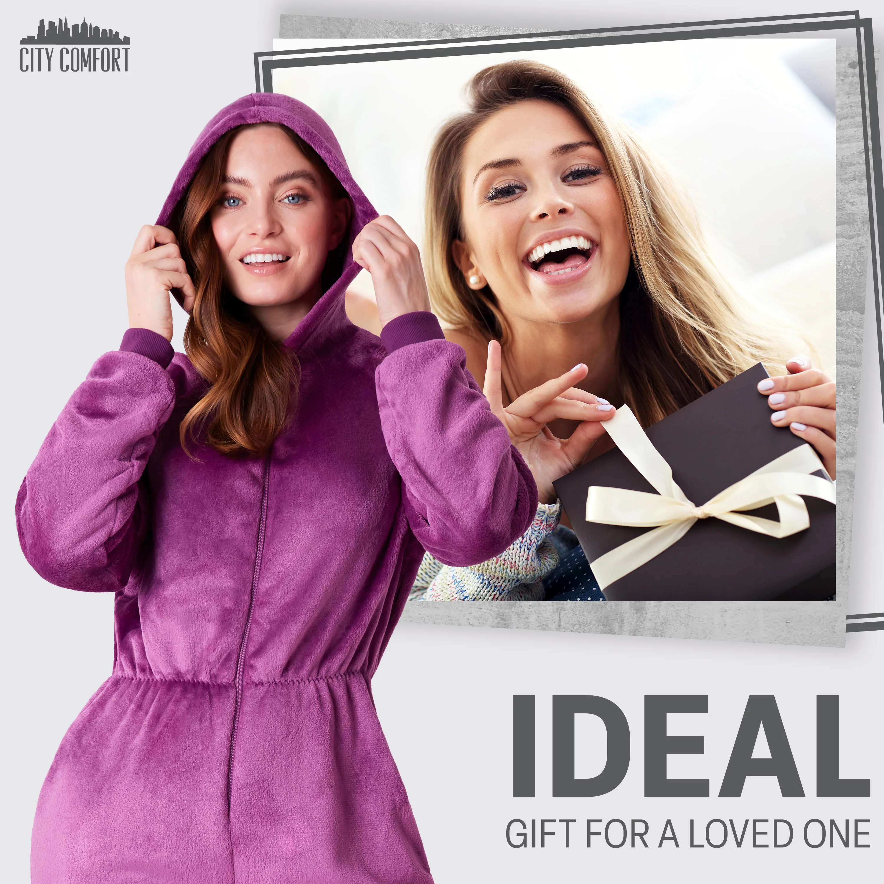 CityComfort Onesies for Women, Fleece Onesie for Women - Image 4
