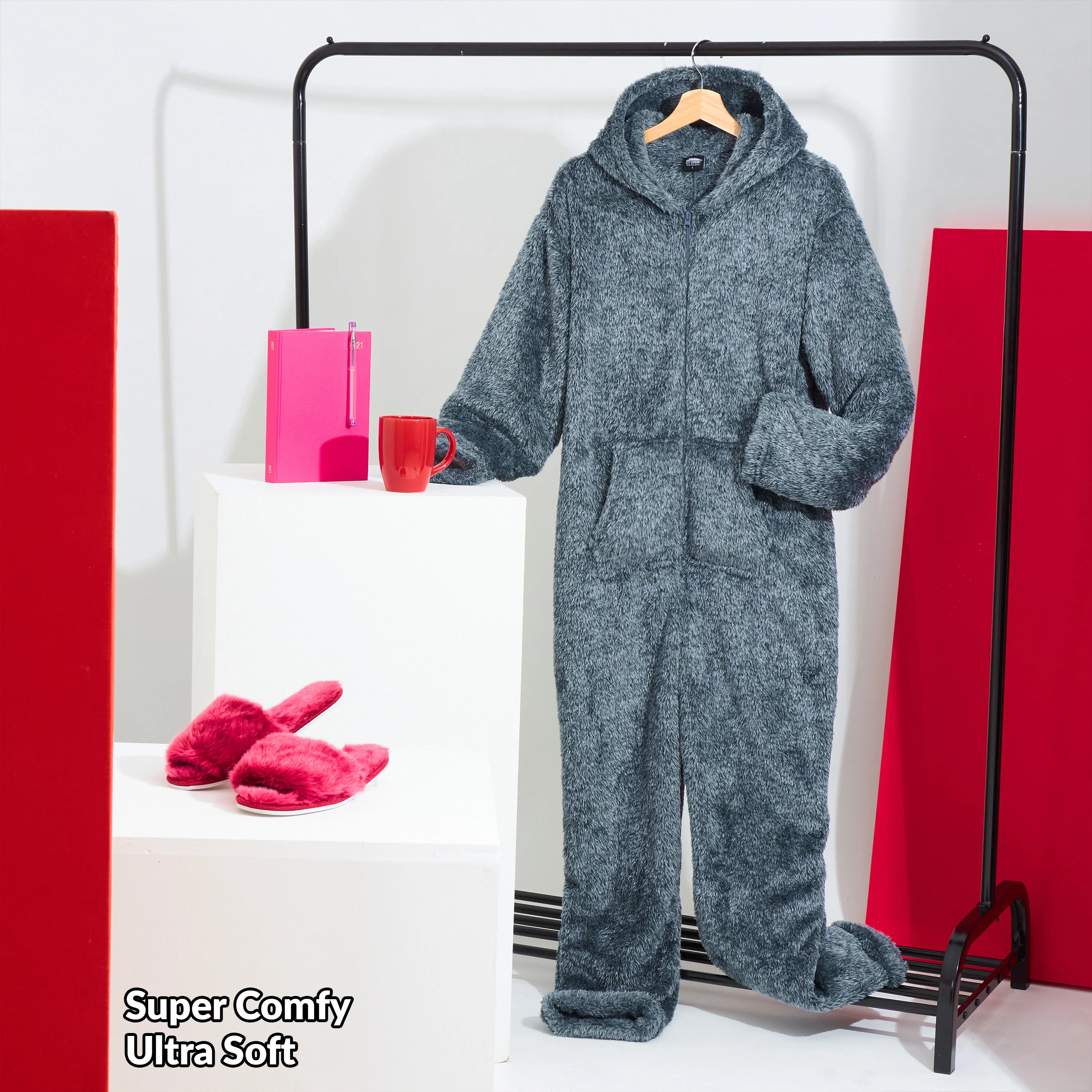 CityComfort Onesies for Women Soft Comfy Fleece Pyjamas Nightwear for Women - Image 2