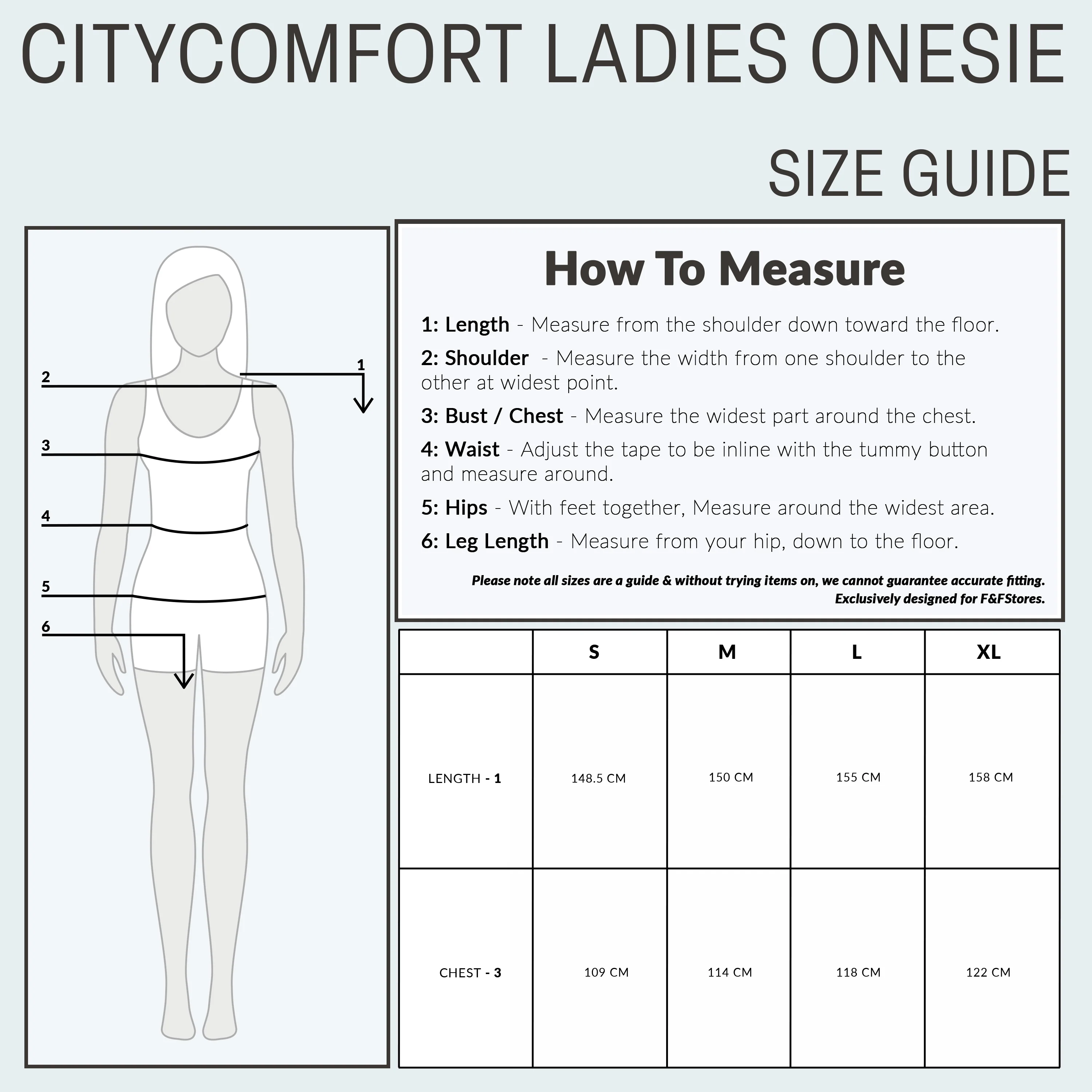 CityComfort Onesies for Women Soft Comfy Fleece Pyjamas Nightwear for Women - Image 6
