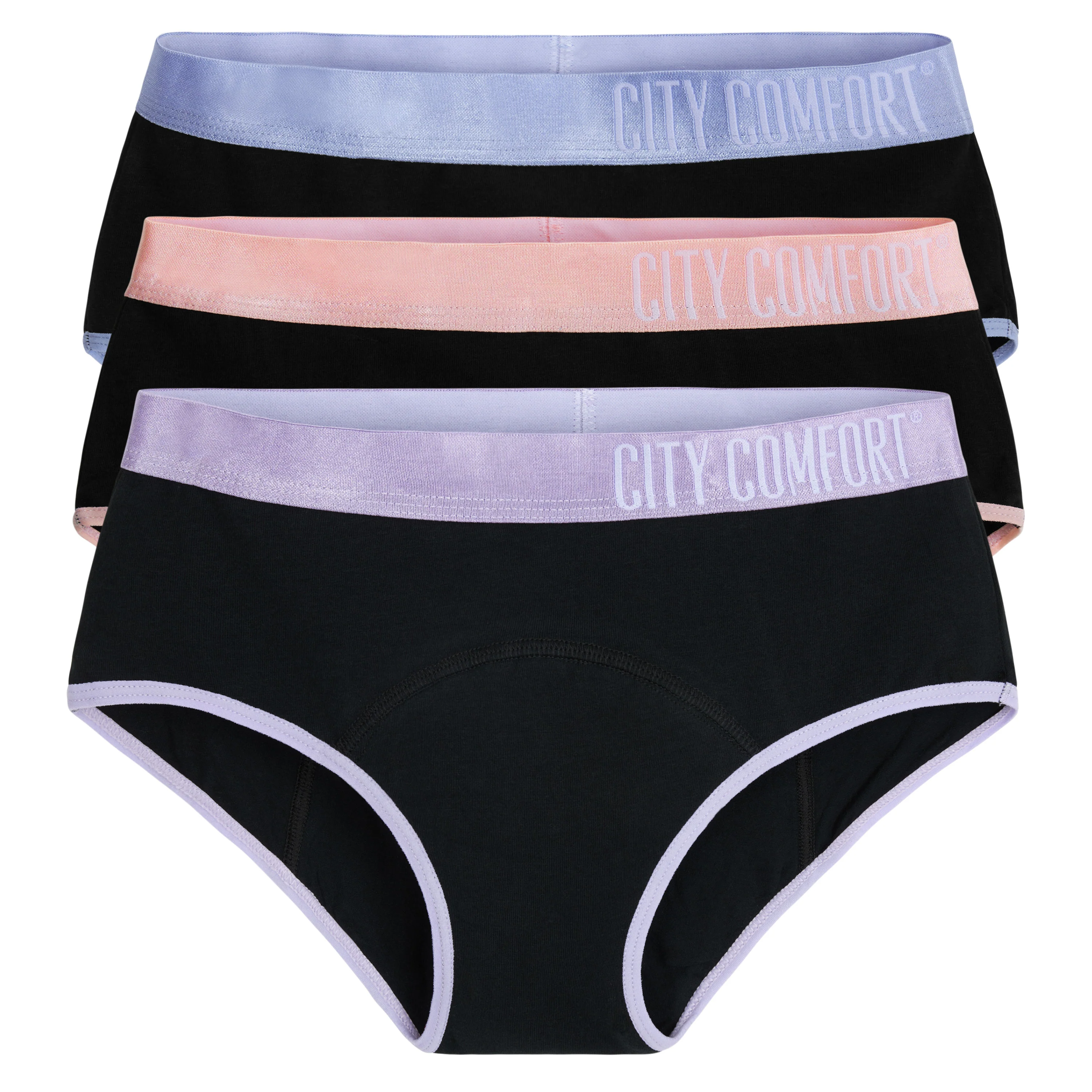 CityComfort Period Pants for Teenage Girls, Girls Underwear - Pack of 3 - Image 8