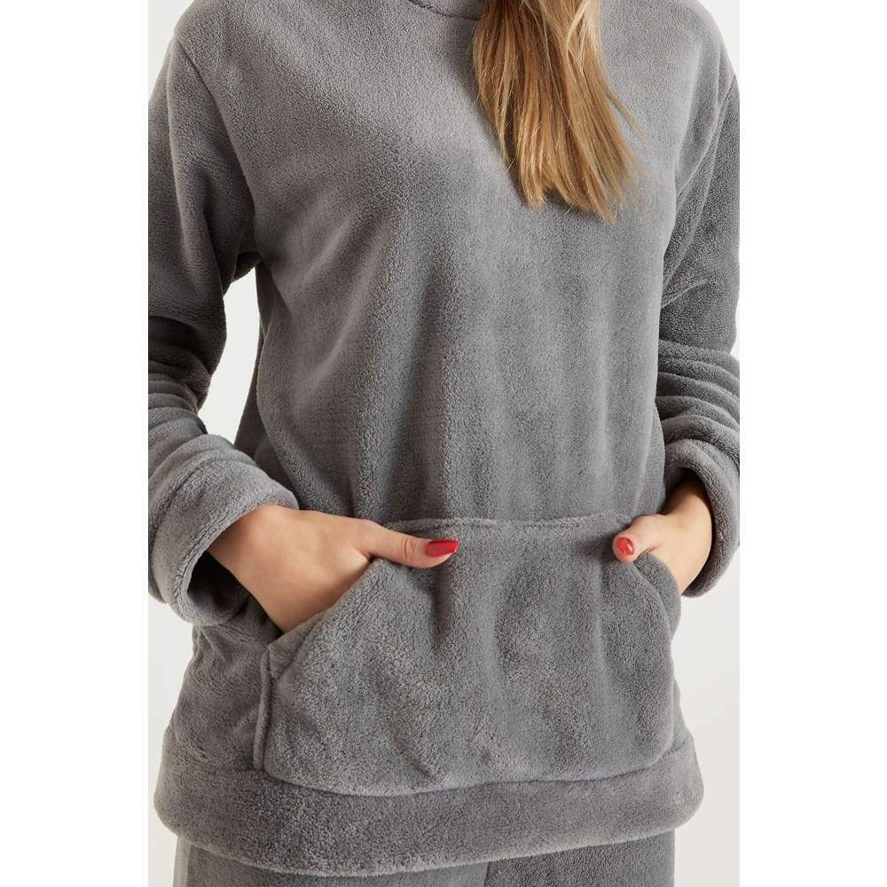 CityComfort Pyjamas Set for Women and Teens Fleece Hooded Long PJs Warm Loungewear Fluffy Nightwear Soft Cosy Sleepwear Gifts for Her - Image 4