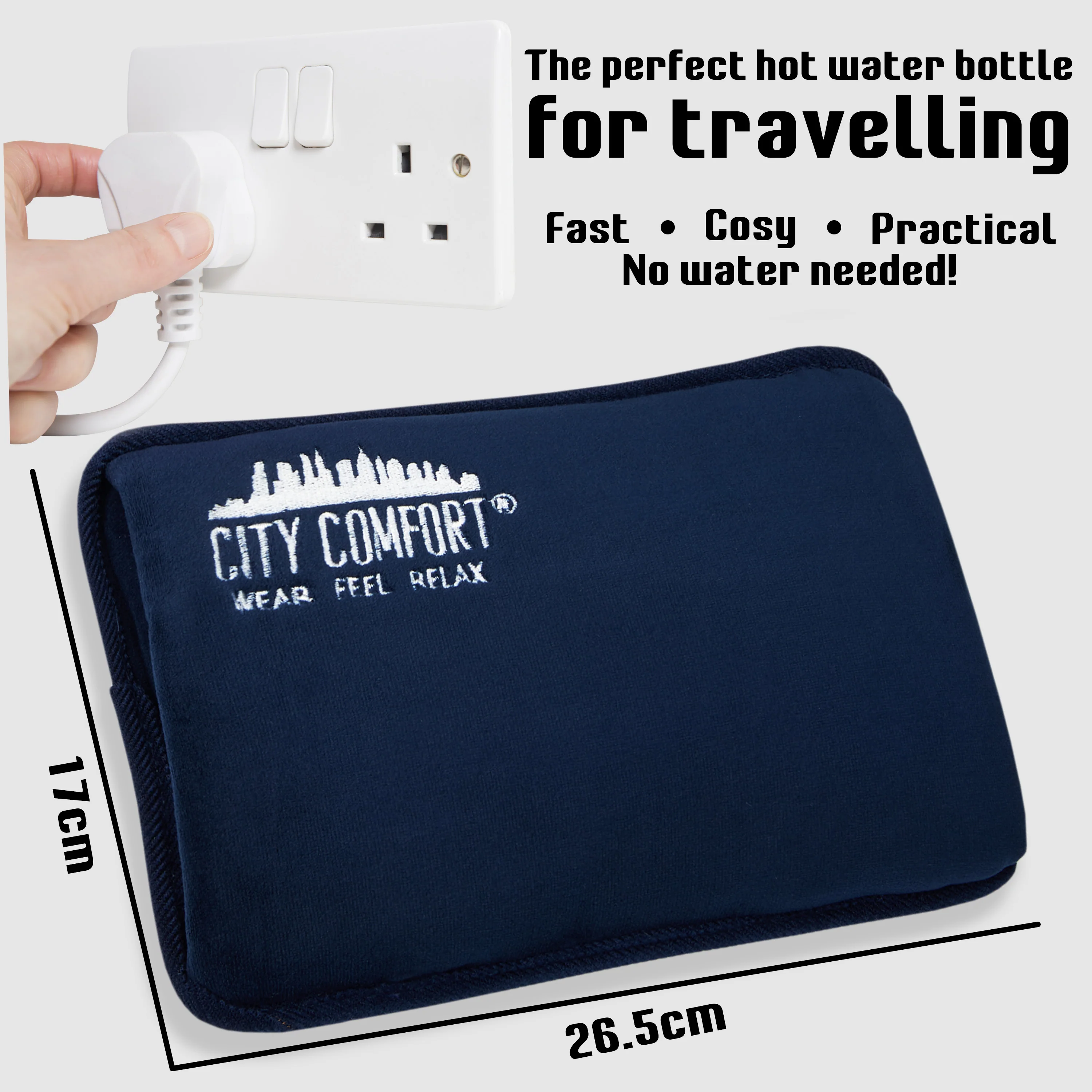 CityComfort Rechargeable Electric Hot Water Bottle - Image 12