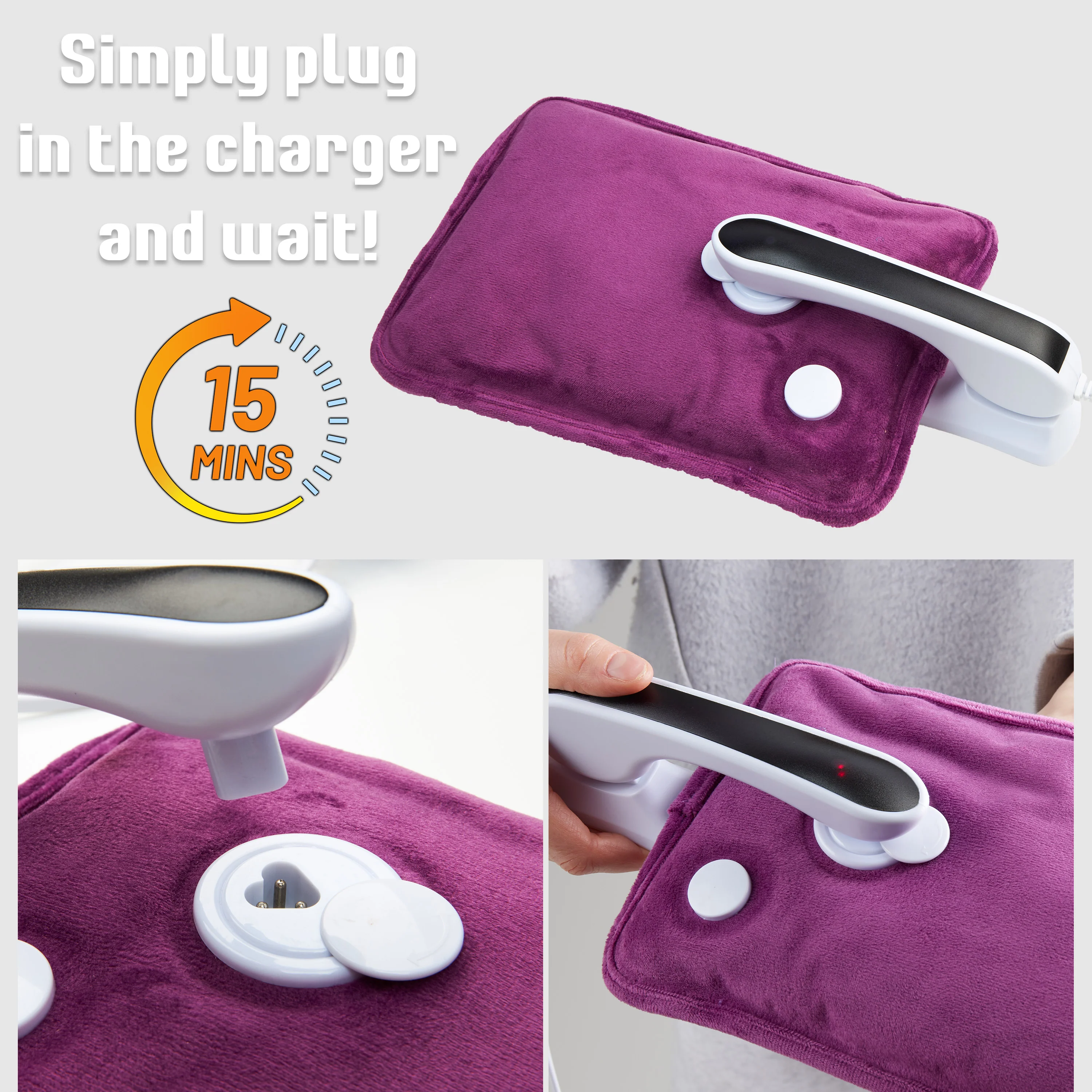 CityComfort Rechargeable Electric Hot Water Bottle - Image 15