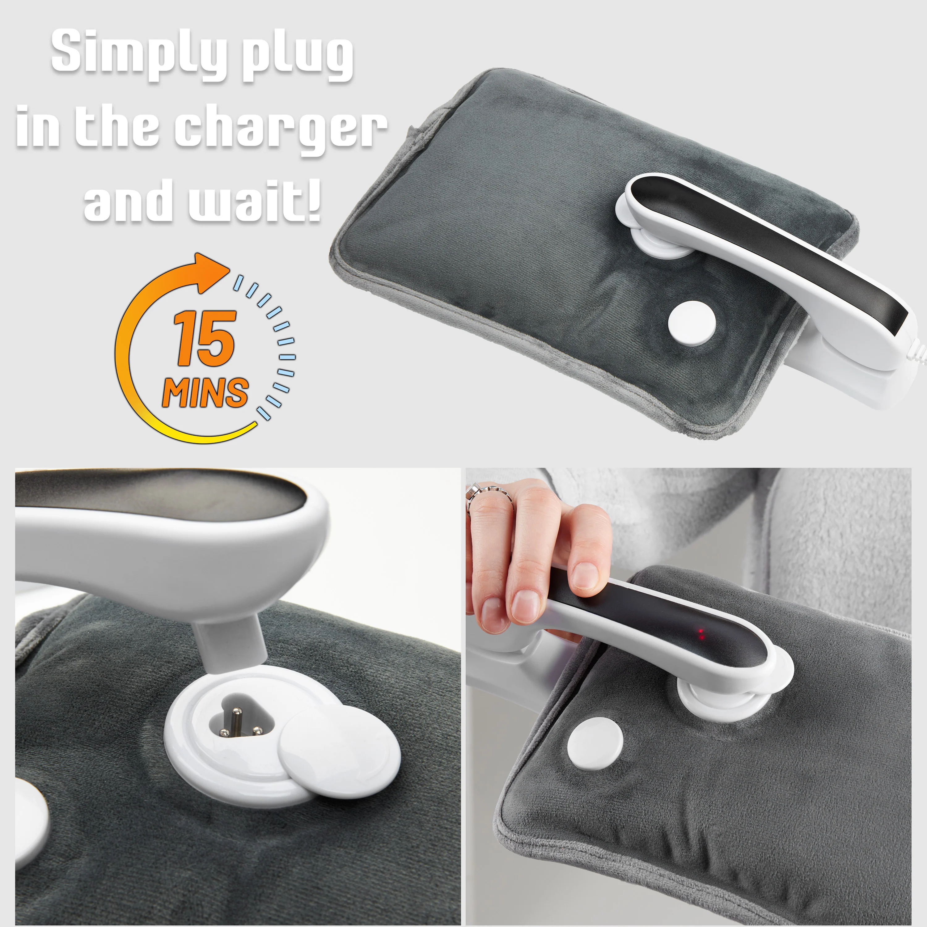 CityComfort Rechargeable Electric Hot Water Bottle - Image 3