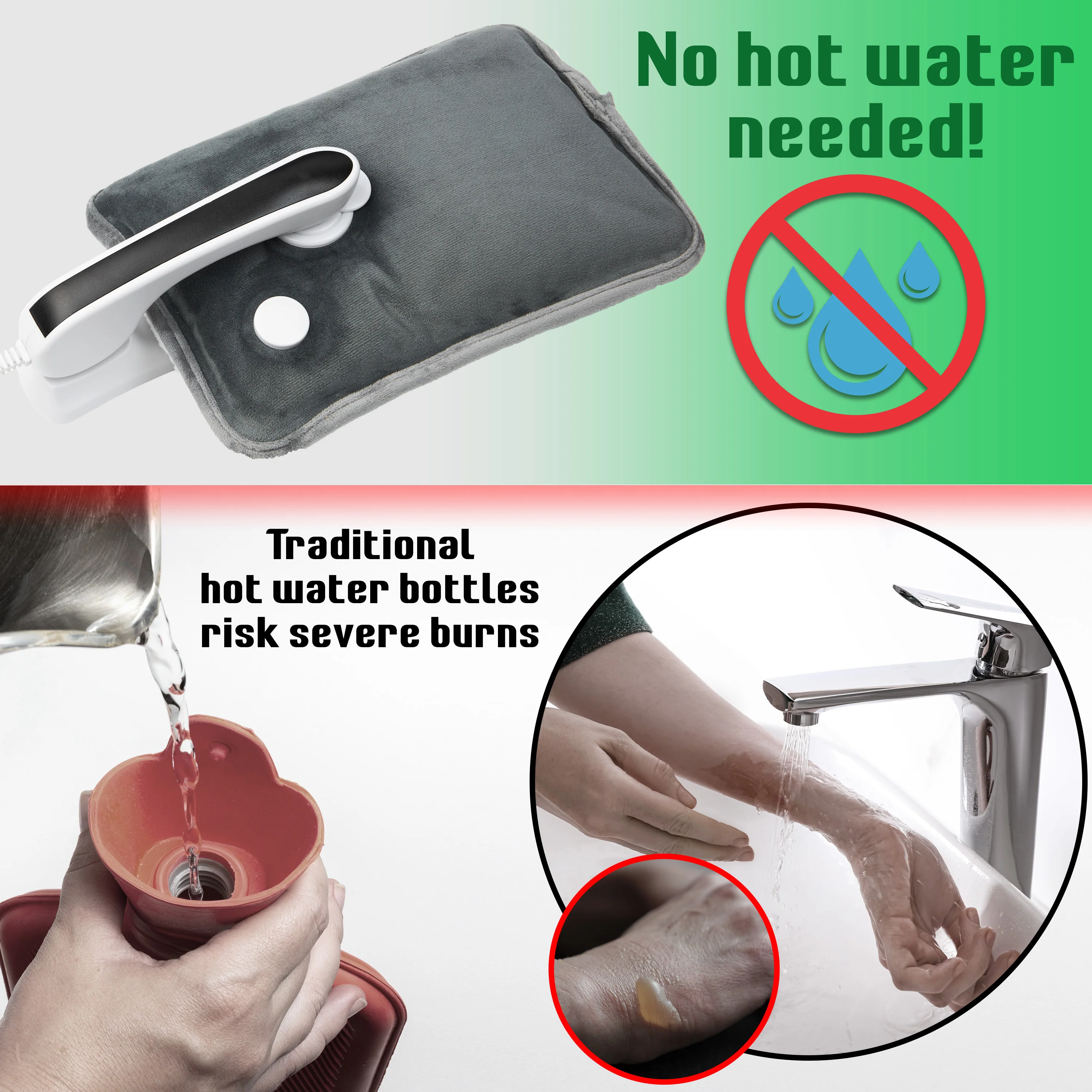 CityComfort Rechargeable Electric Hot Water Bottle - Image 5