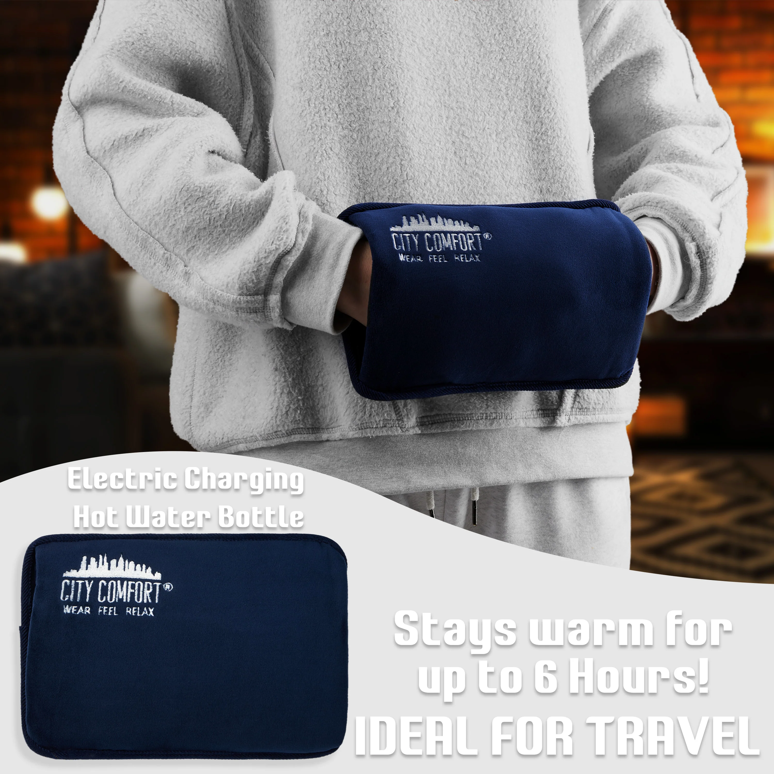CityComfort Rechargeable Electric Hot Water Bottle - Image 8