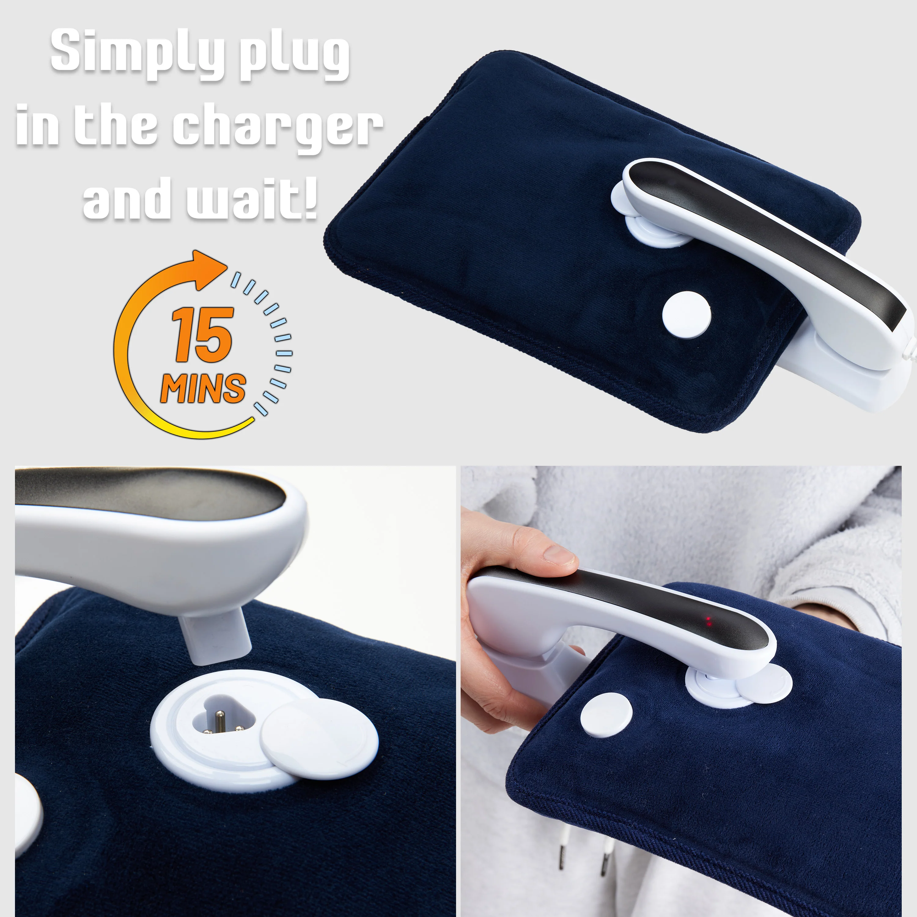CityComfort Rechargeable Electric Hot Water Bottle - Image 9