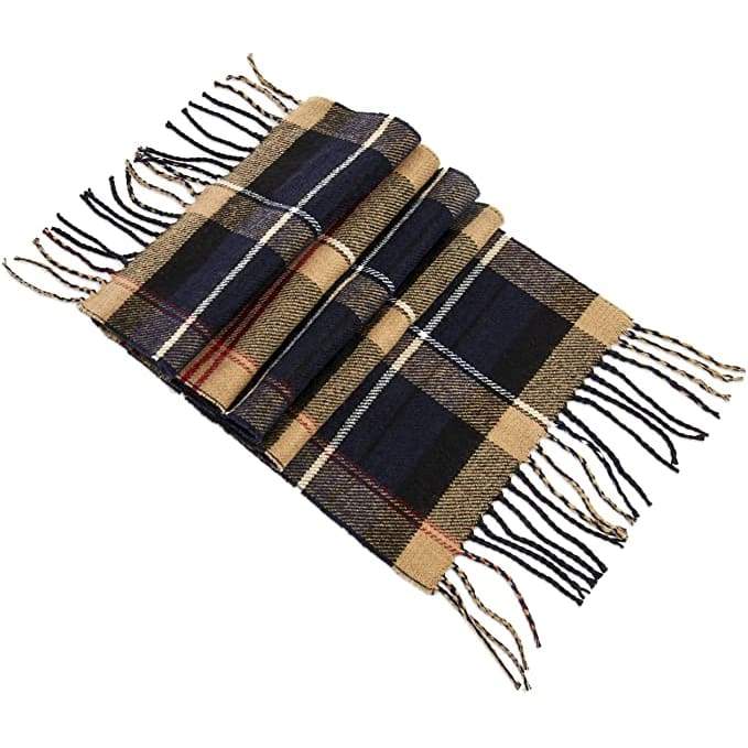 CityComfort Reversible Checked Scarf With a Trendy Tartan Design For Men - Image 4