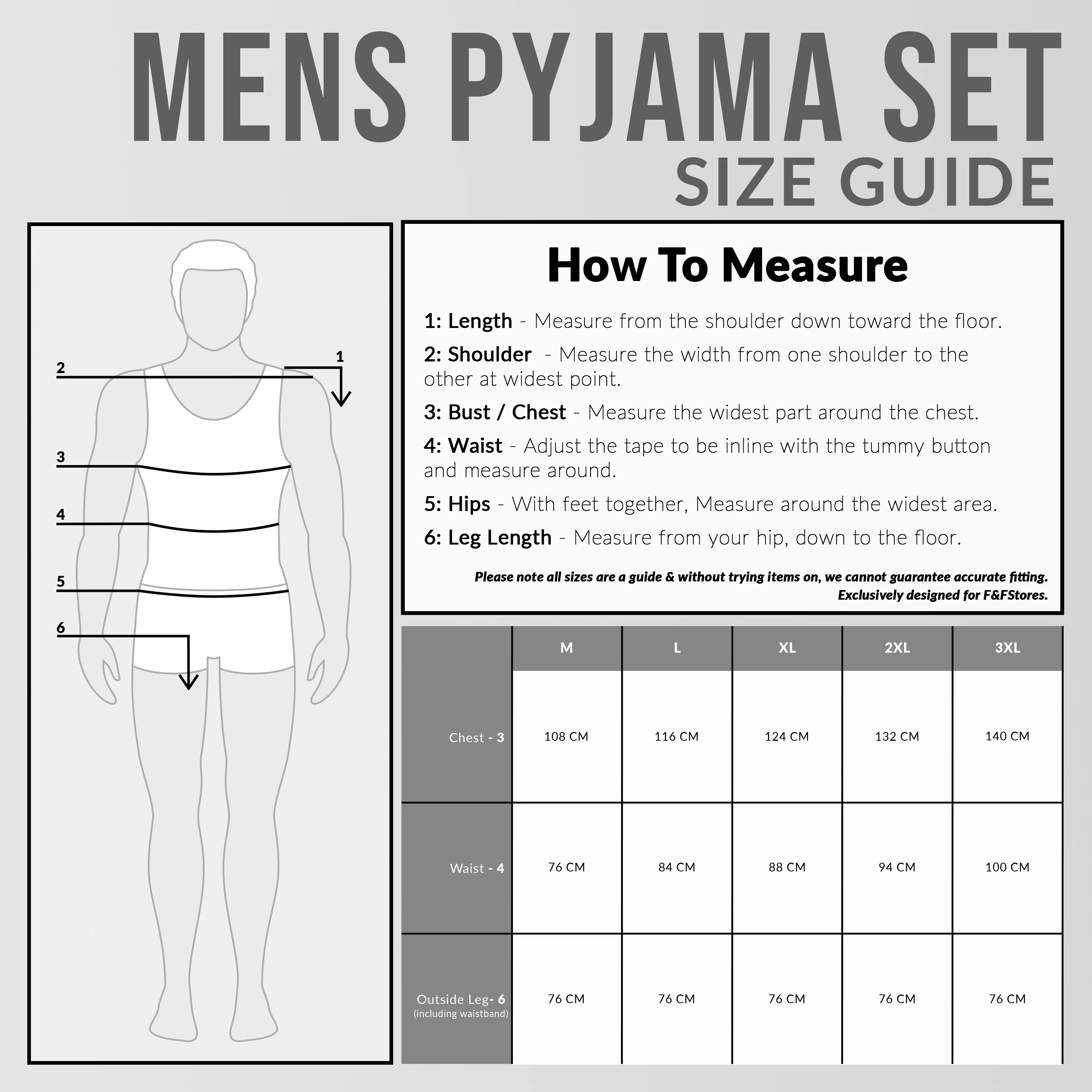 CityComfort Ribbed Pyjamas for Men -Matching PJs for Family - Image 7