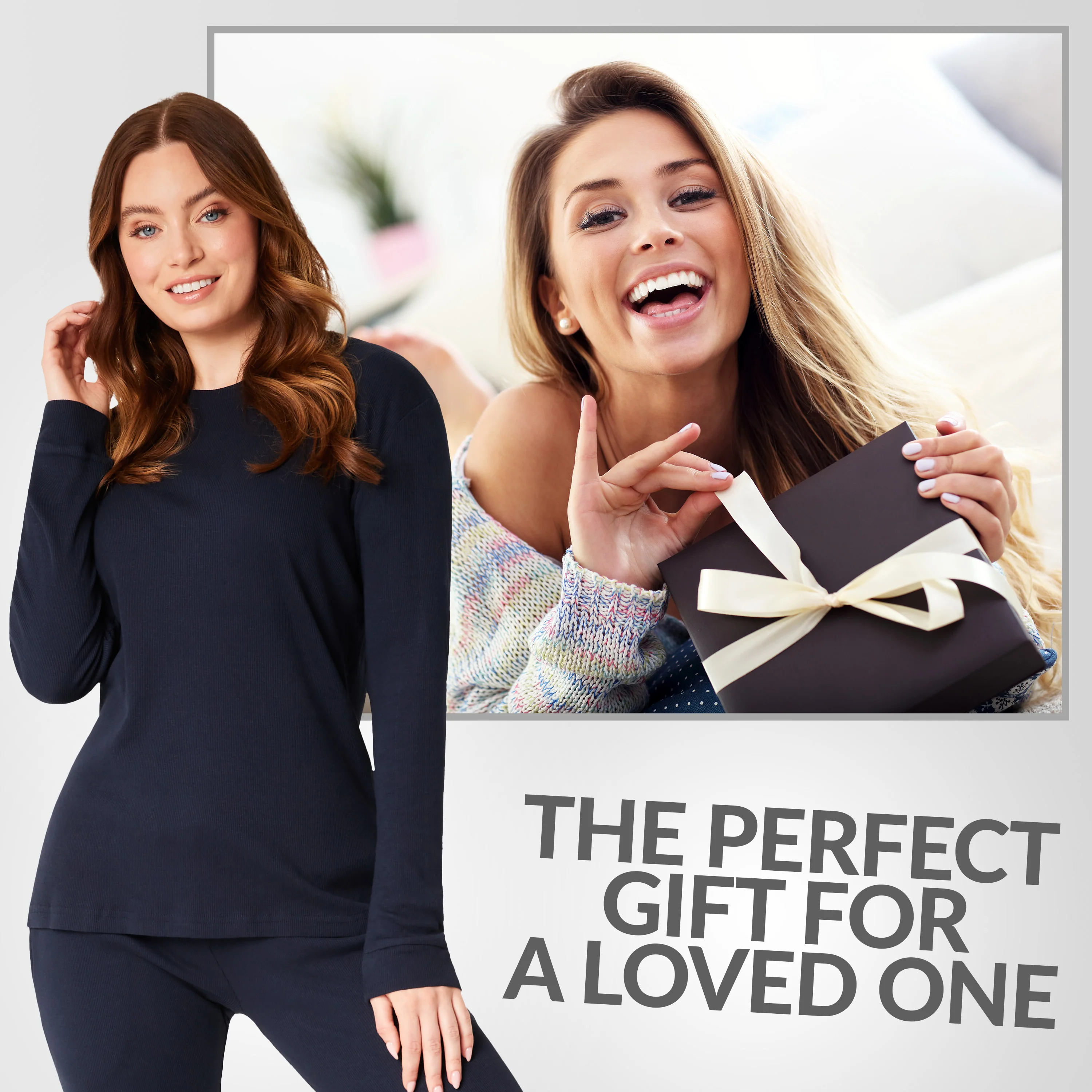 CityComfort Ribbed Pyjamas for Women - Matching PJs for Family - Image 17