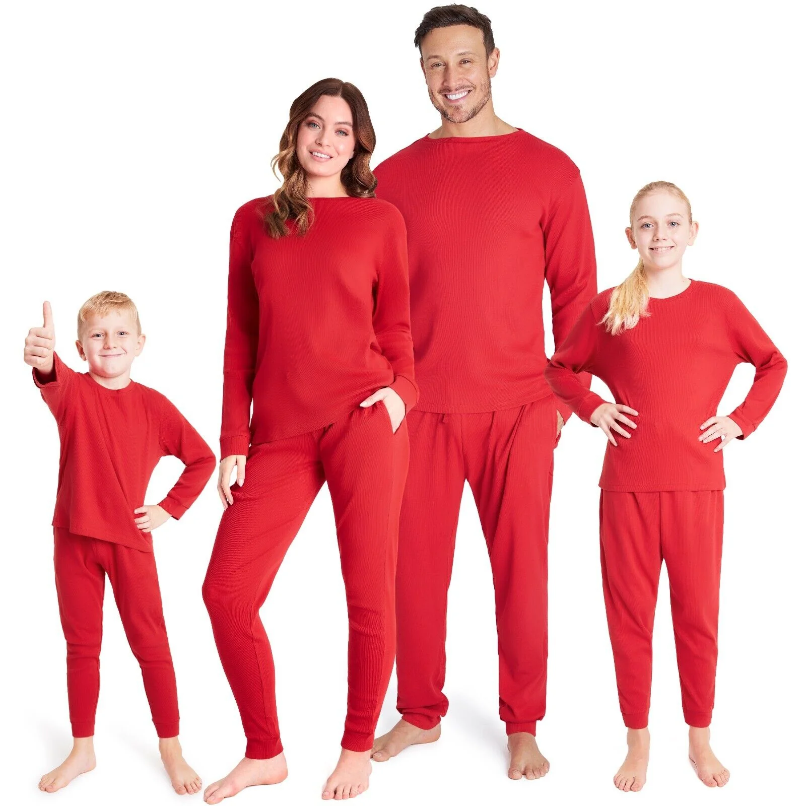 CityComfort Ribbed Pyjamas for Women - Matching PJs for Family - Image 2