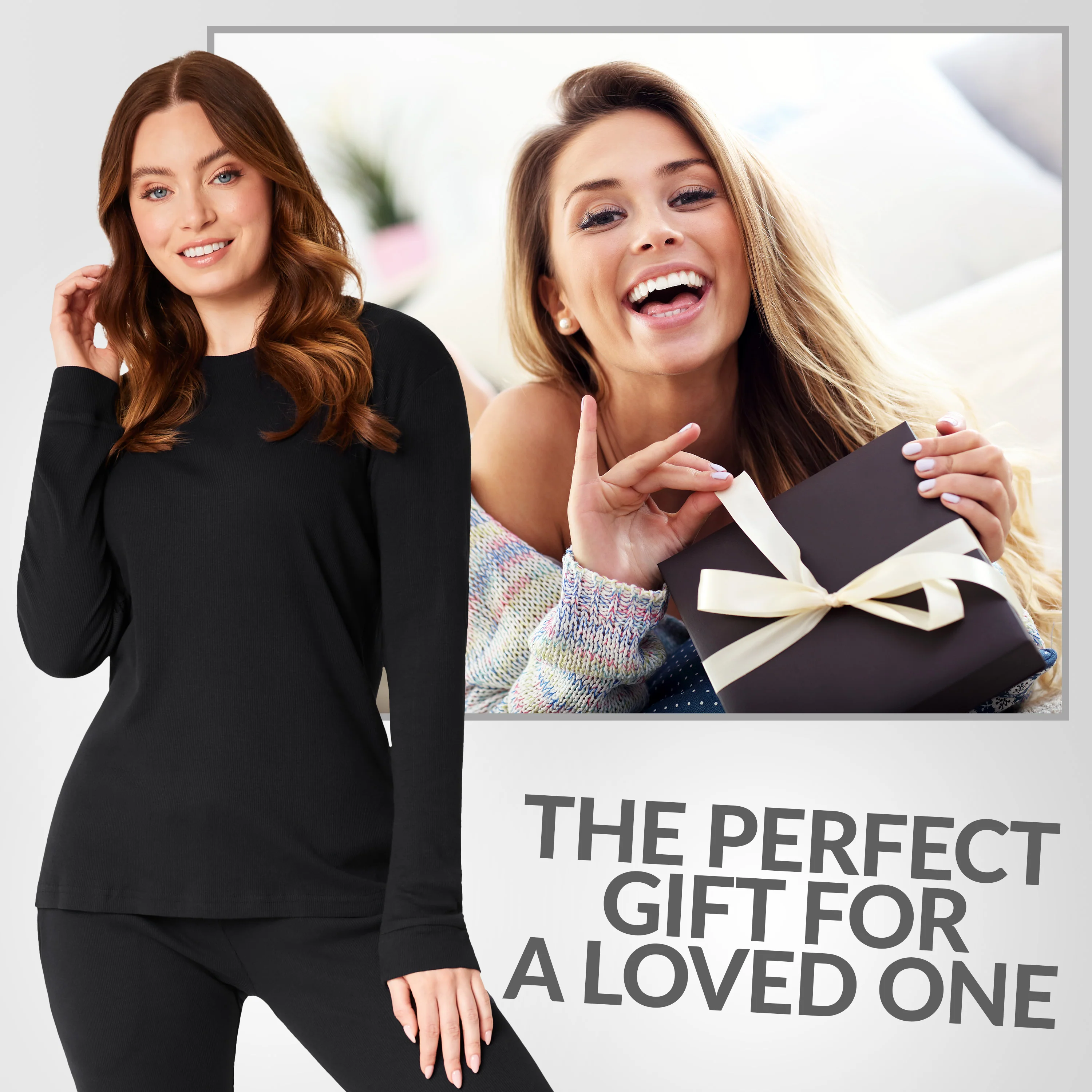 CityComfort Ribbed Pyjamas for Women - Matching PJs for Family - Image 23