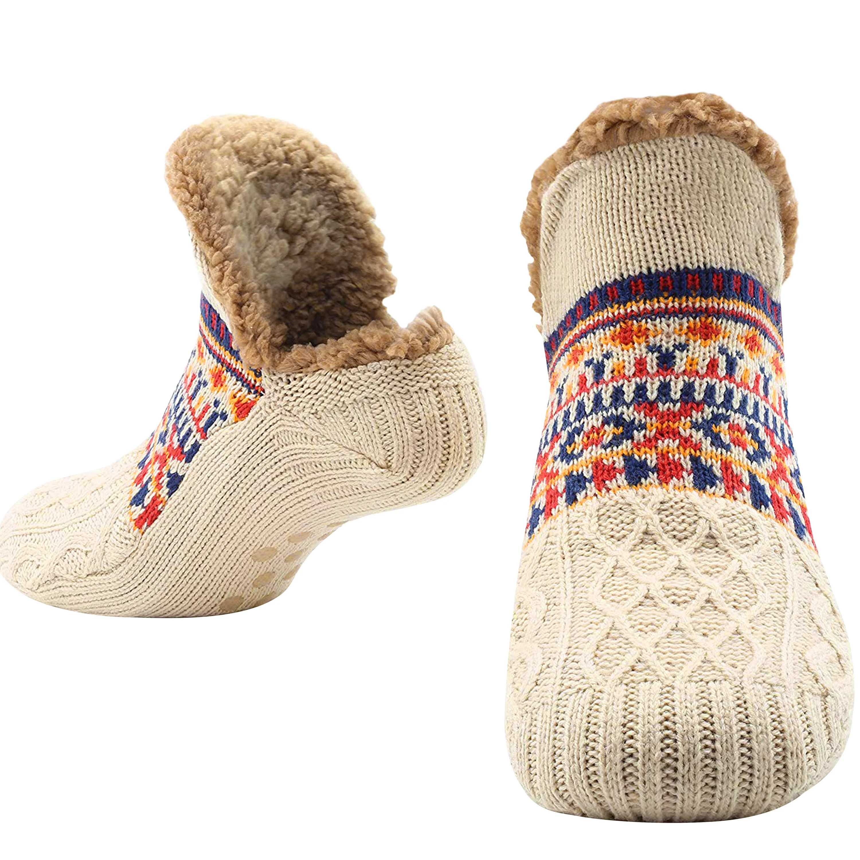 CityComfort Slipper Socks for Men & Teens Size 6–9.5, Cozy Non Slip Socks - Image 14