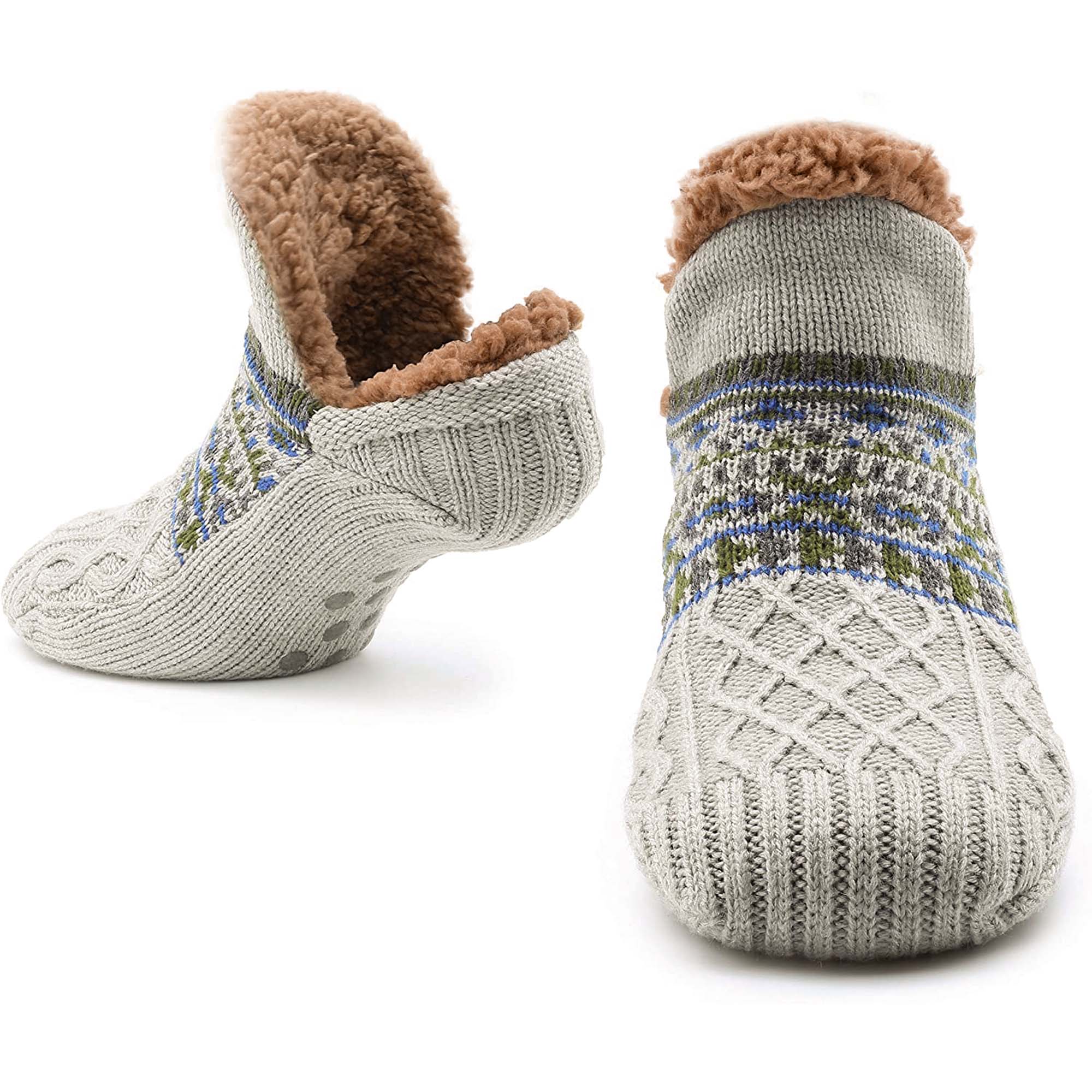 CityComfort Slipper Socks for Men & Teens Size 6–9.5, Cozy Non Slip Socks - Image 20