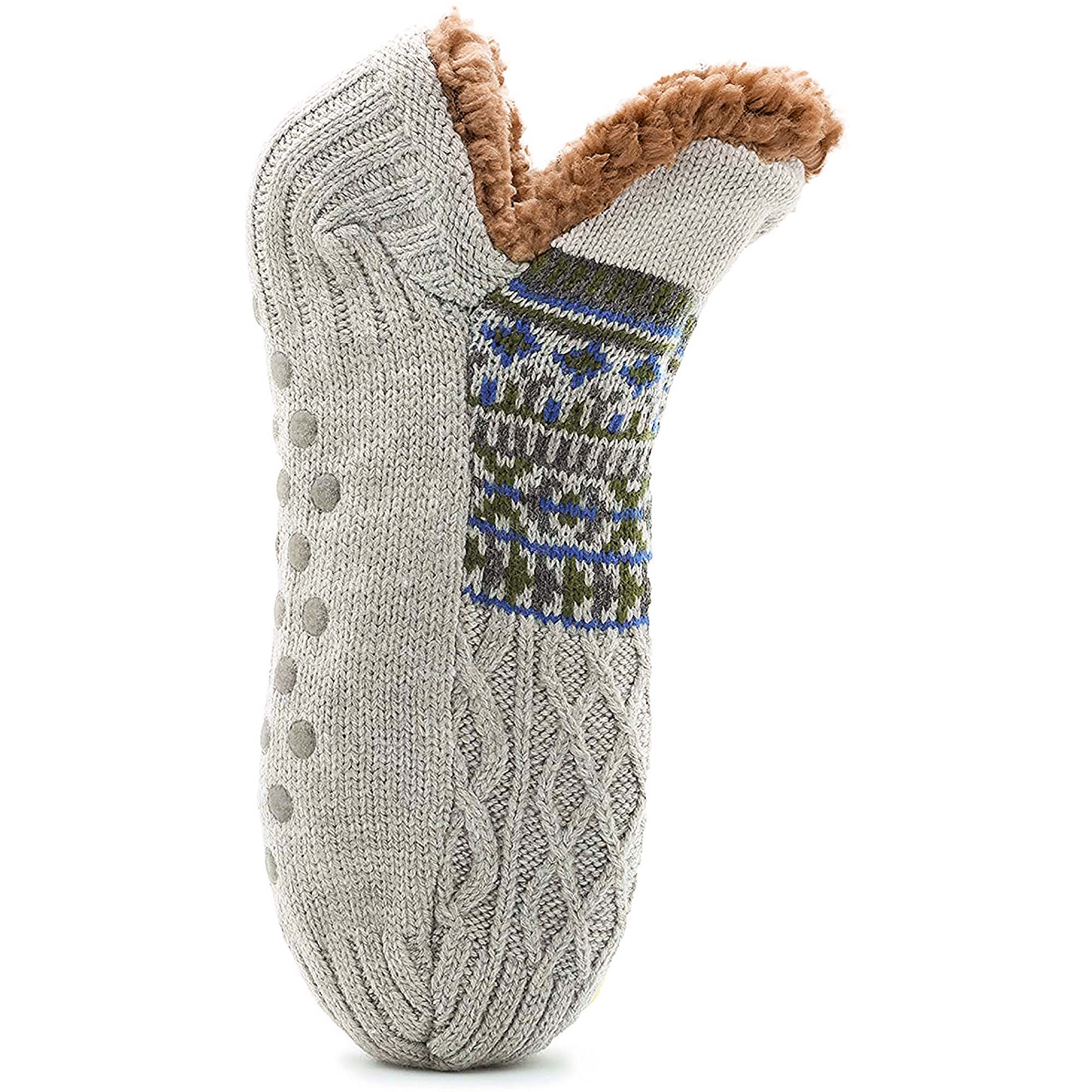CityComfort Slipper Socks for Men & Teens Size 6–9.5, Cozy Non Slip Socks - Image 22