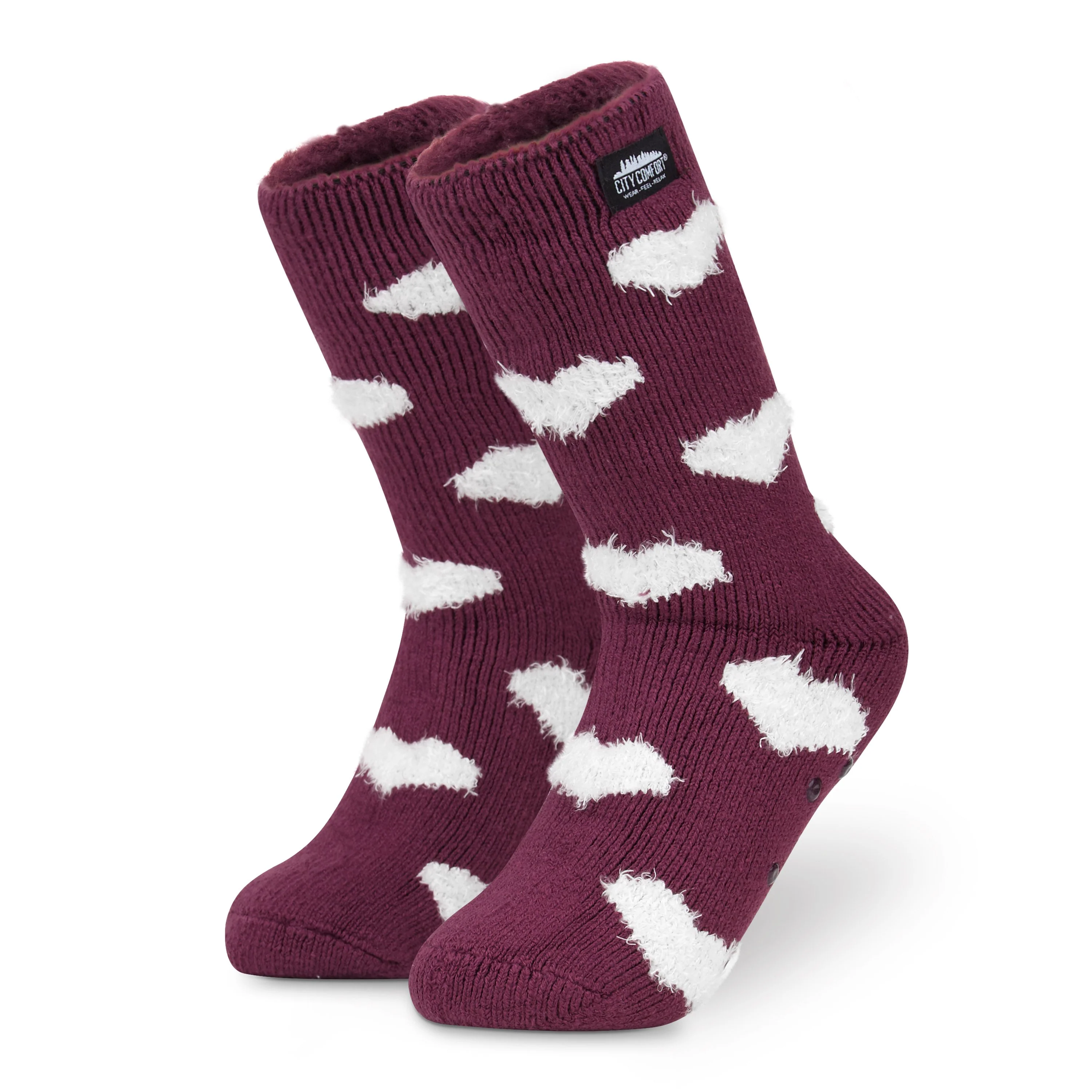 CityComfort Slipper Socks for Women Non Slip Fluffy Socks Gifts for Her - Image 2