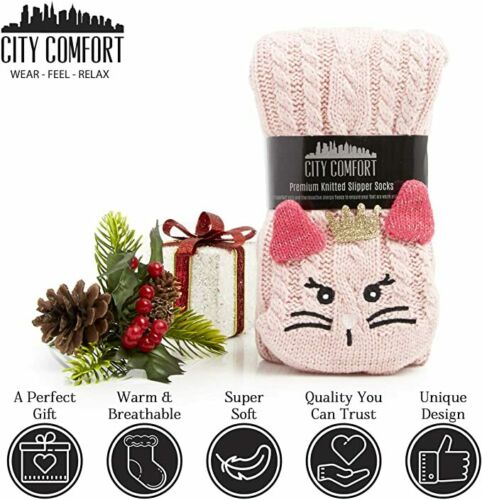 CityComfort Fluffy Slipper Socks For Women - KITTY QUEEN - Image 6
