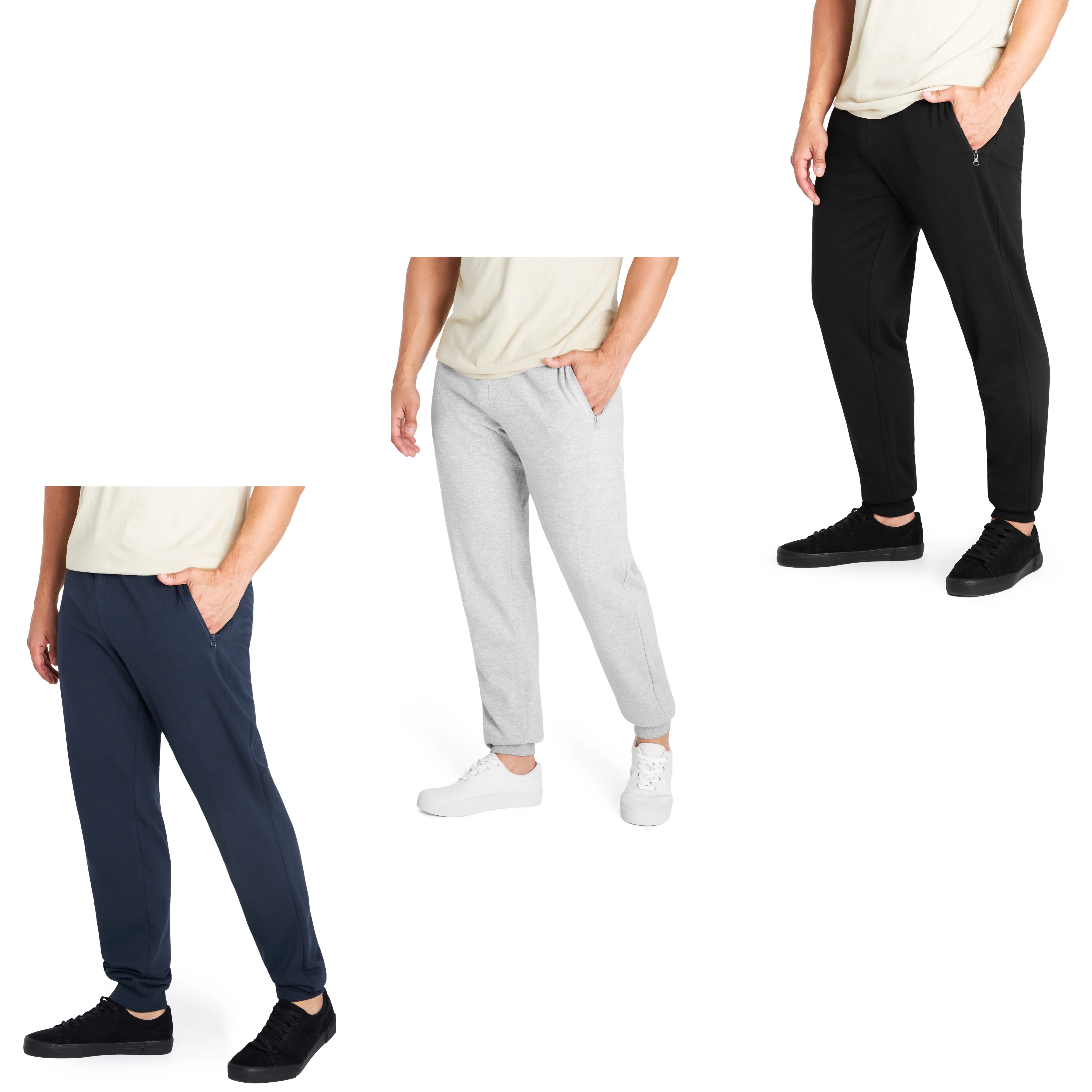 CityComfort Tracksuit Bottoms Men, Mens Joggers with Zip Pockets