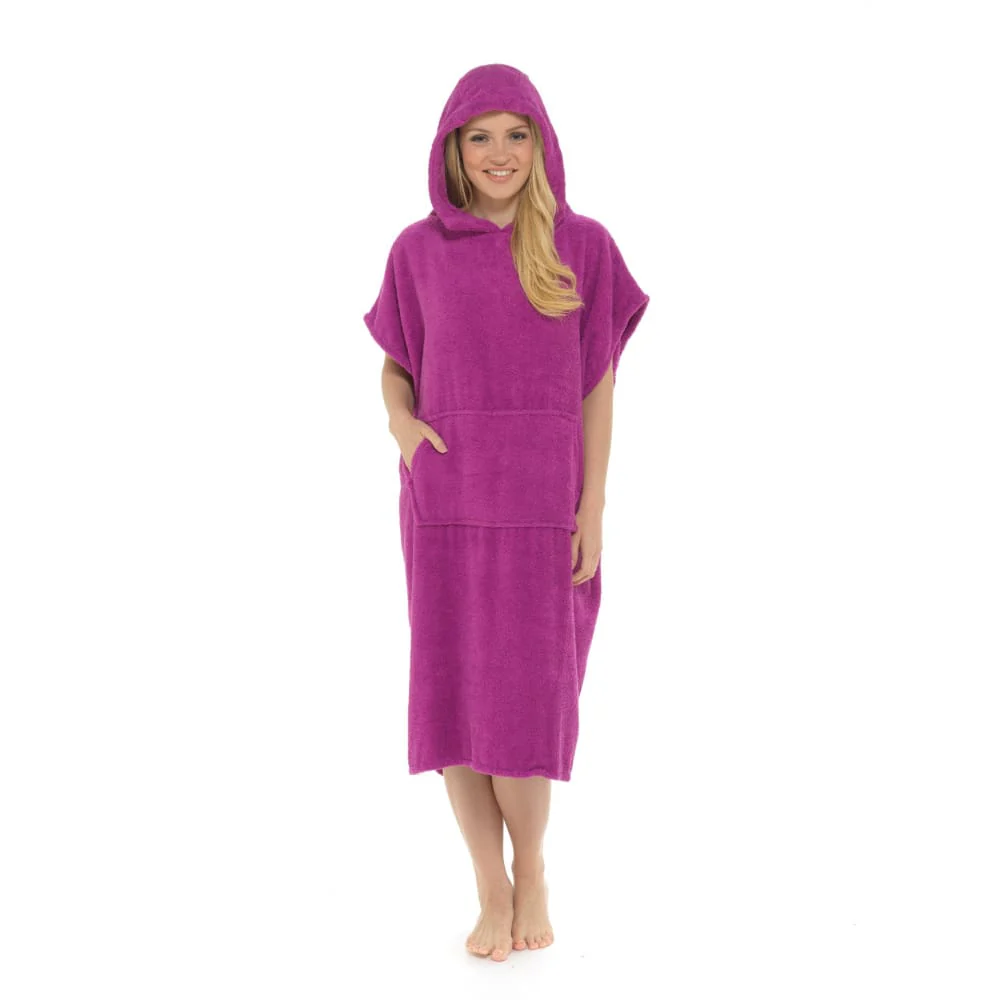 CityComfort Beach Towel for Adults Robes Women Men Cotton Towelling Poncho - Image 11