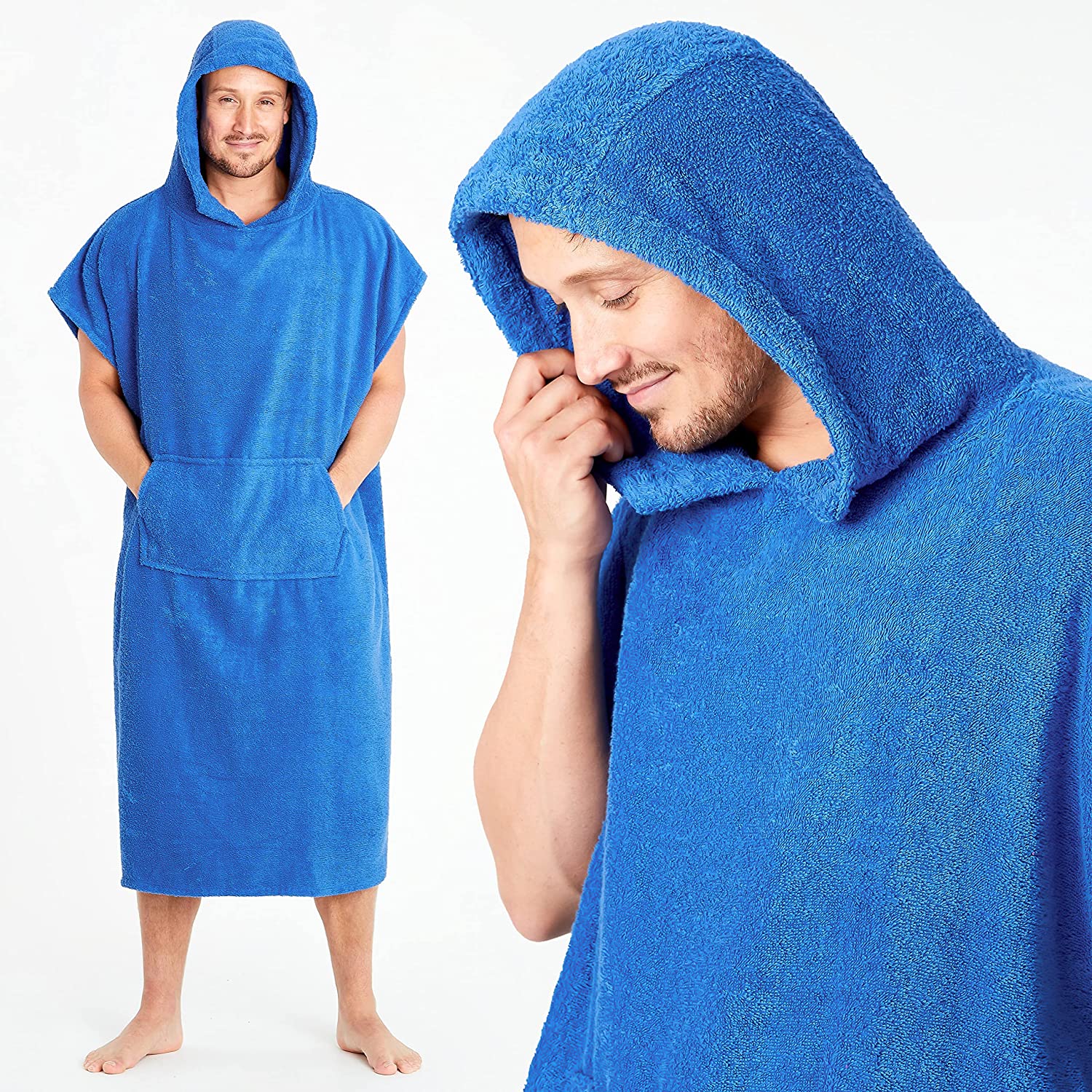 CityComfort Beach Towel for Adults Robes Women Men Cotton Towelling Poncho - Image 27