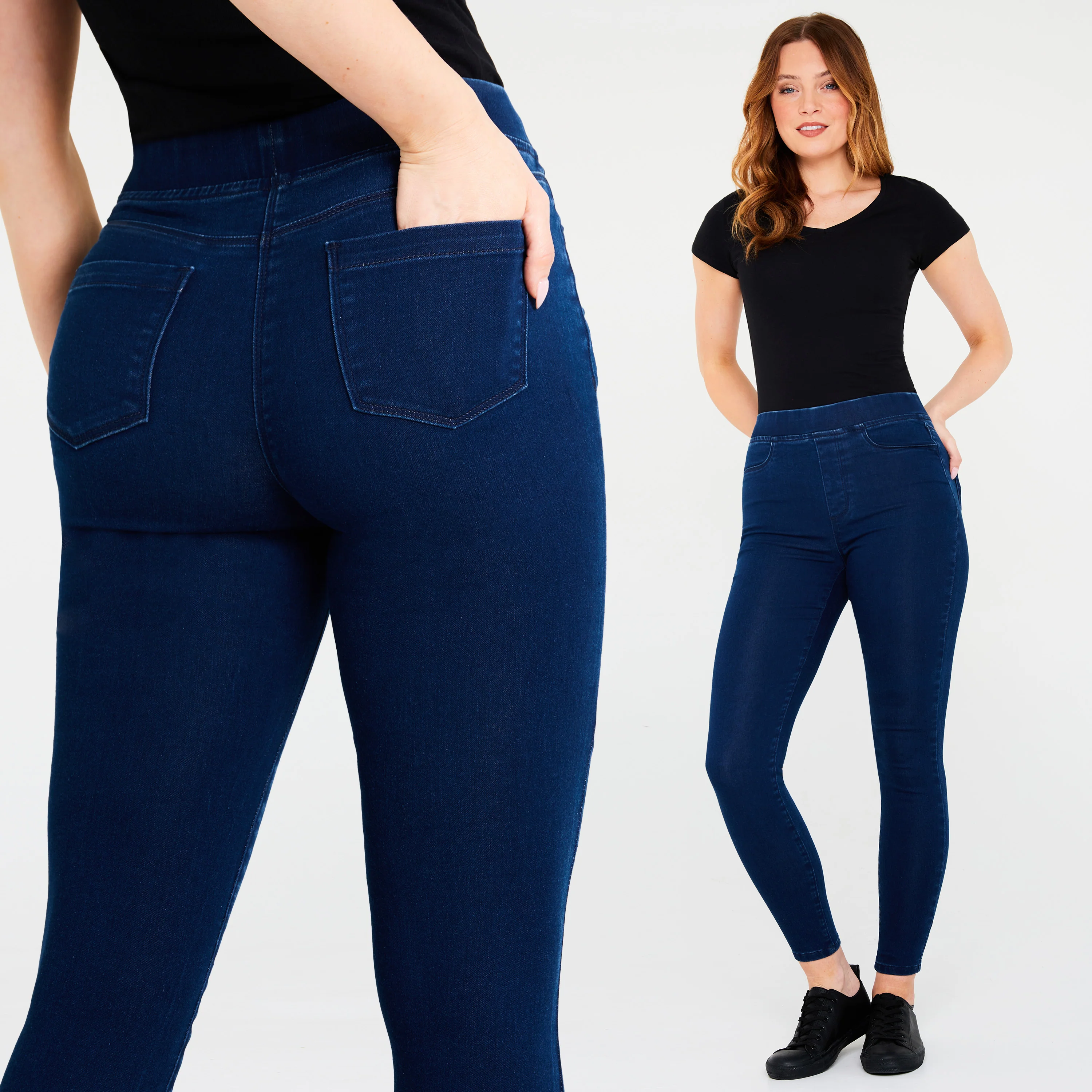 CityComfort Womens Jegging Jeans, High Waisted Stretchy Denim Leggings - Image 7