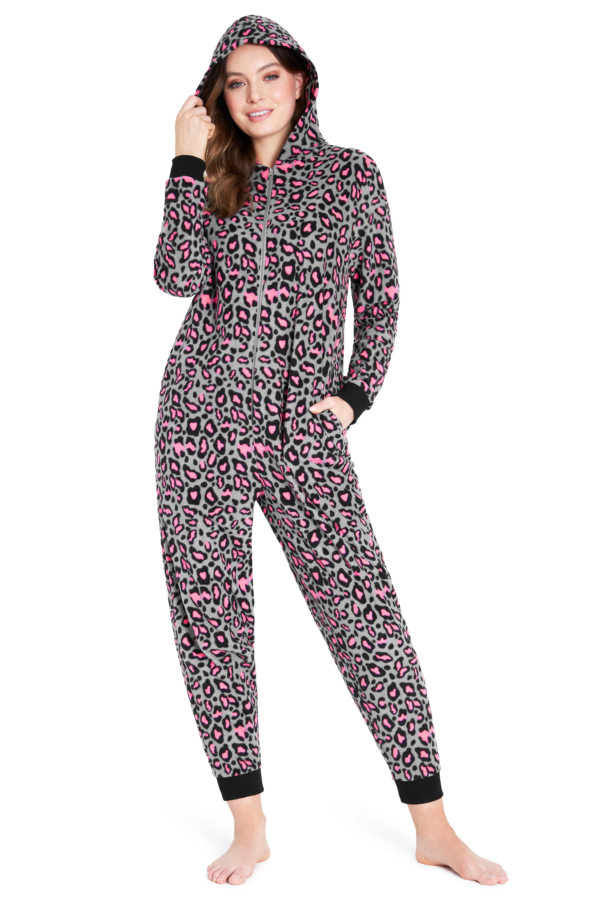 CityComfort Women's Onesie for Ladies -Pink