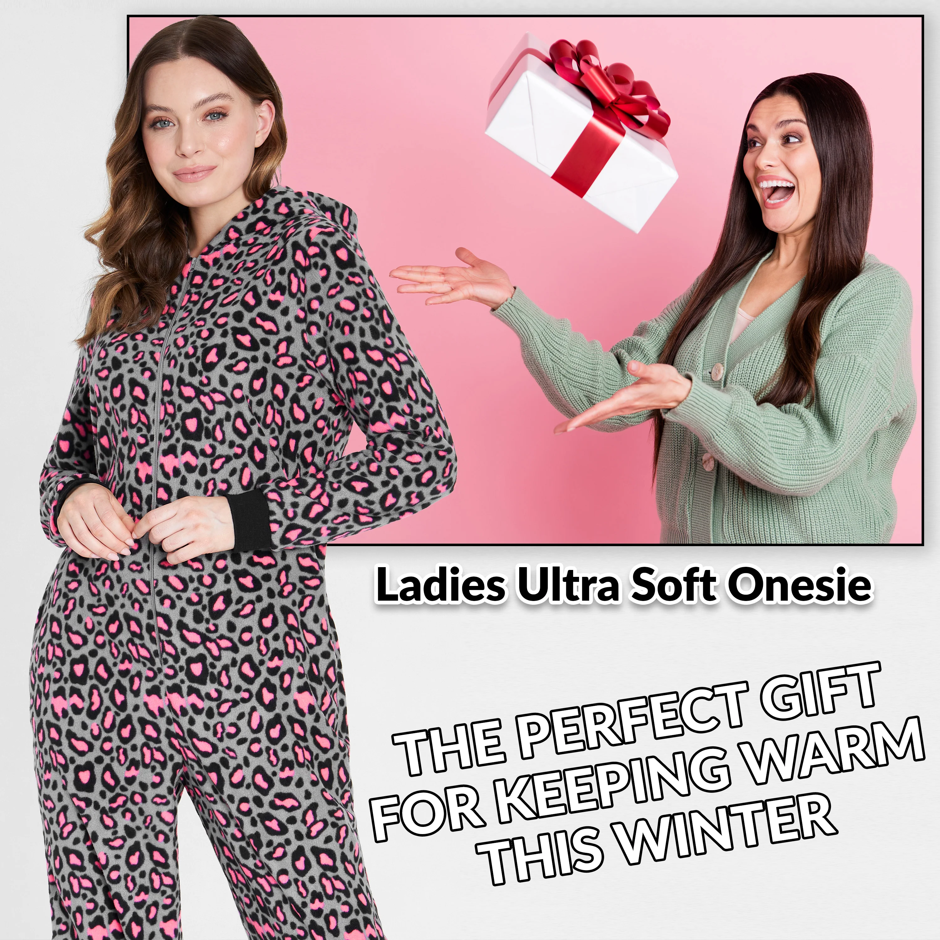 CityComfort Women's Onesie for Ladies -Pink - Image 4