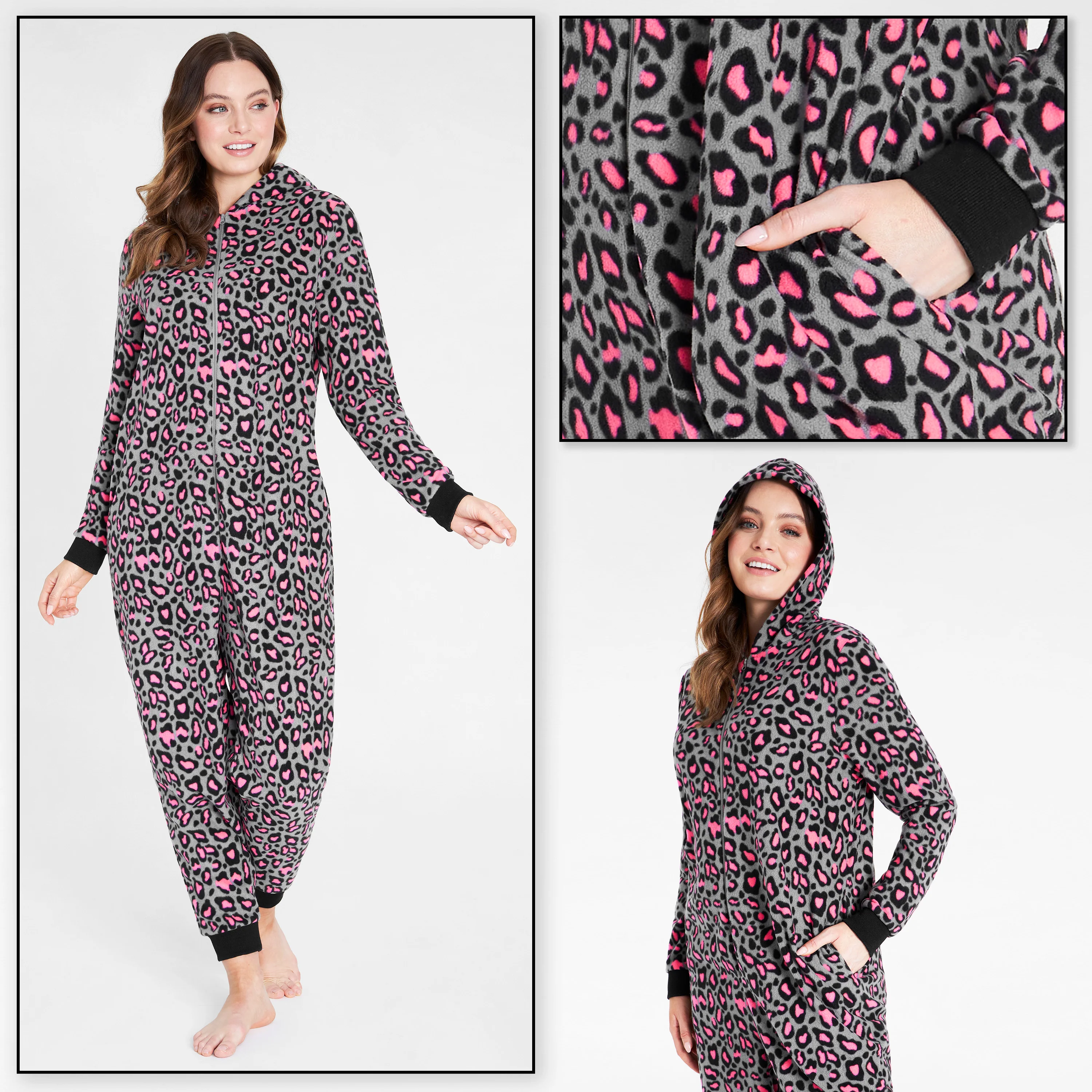 CityComfort Women's Onesie for Ladies -Pink - Image 6
