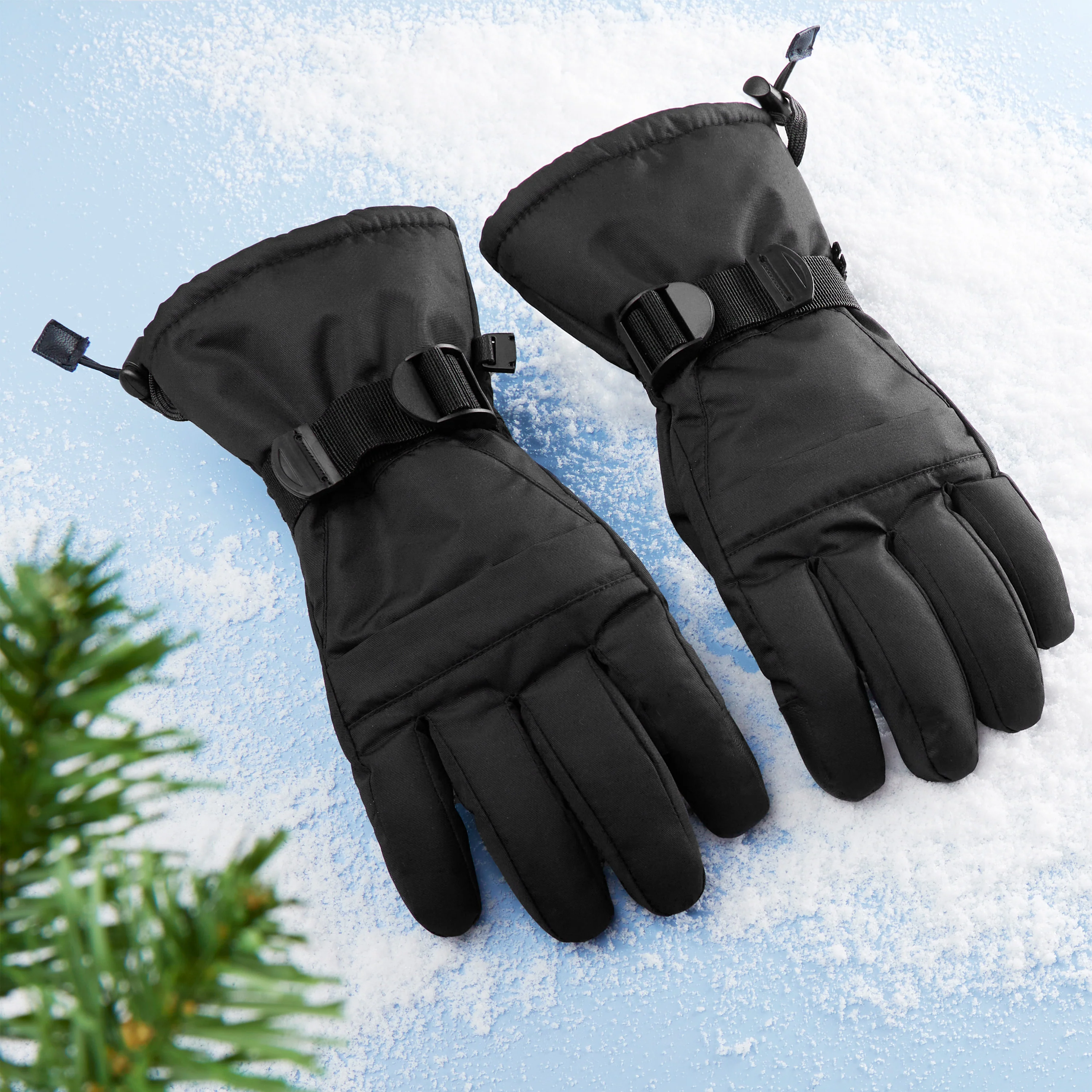 CityComfort Womens Skiing Gloves - Fleece Lined Touch Screen Gloves - Image 3