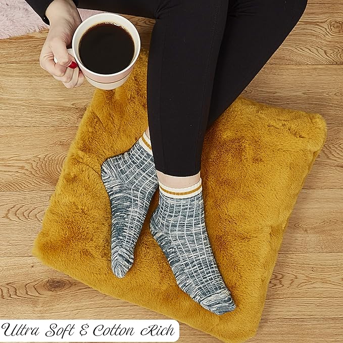 CityComfort Womens Socks, Cotton Ladies size 4-7 Multipack For Teenagers,Unisex - Image 2