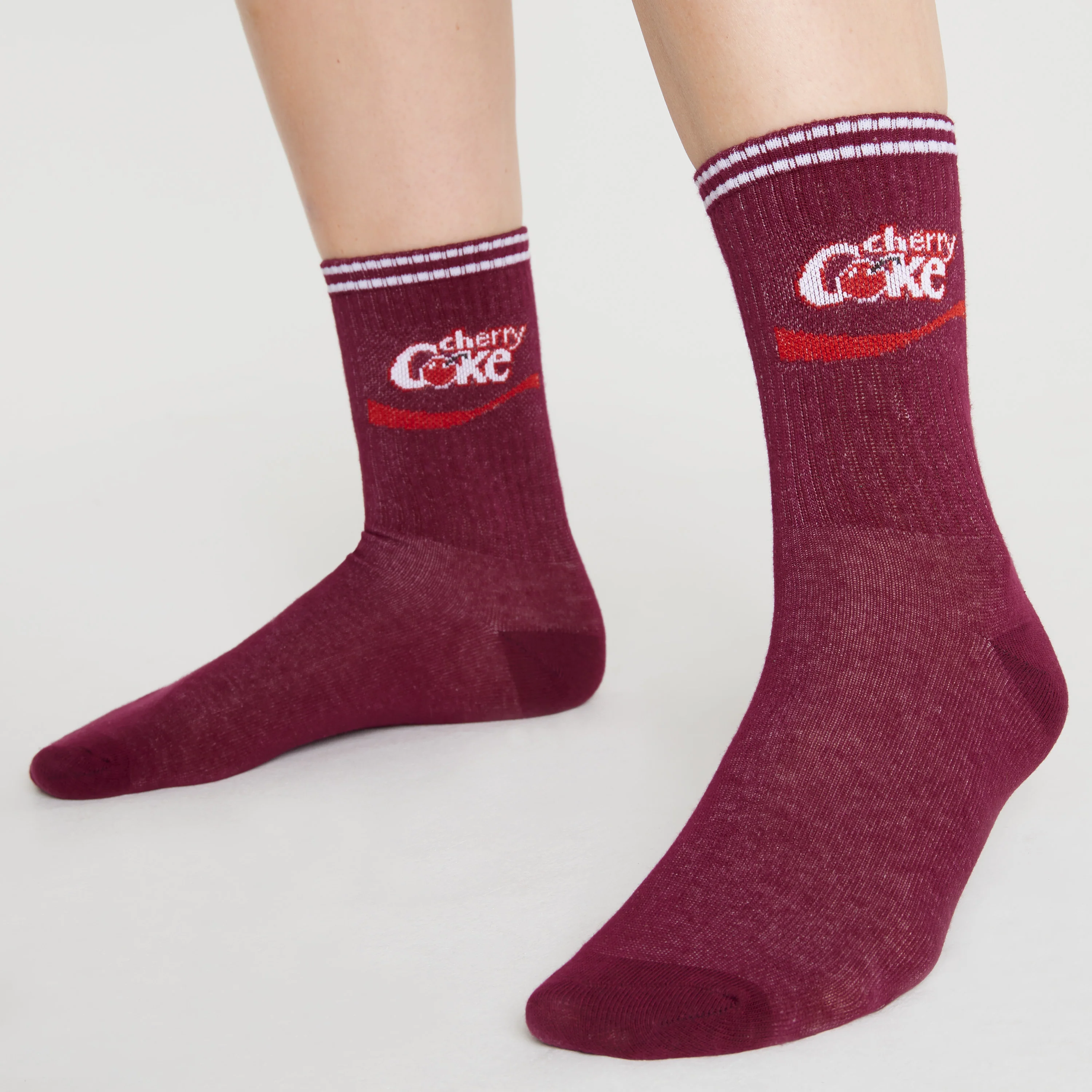 Coca Cola Calf Length Socks for Adults Teenagers - Image 3