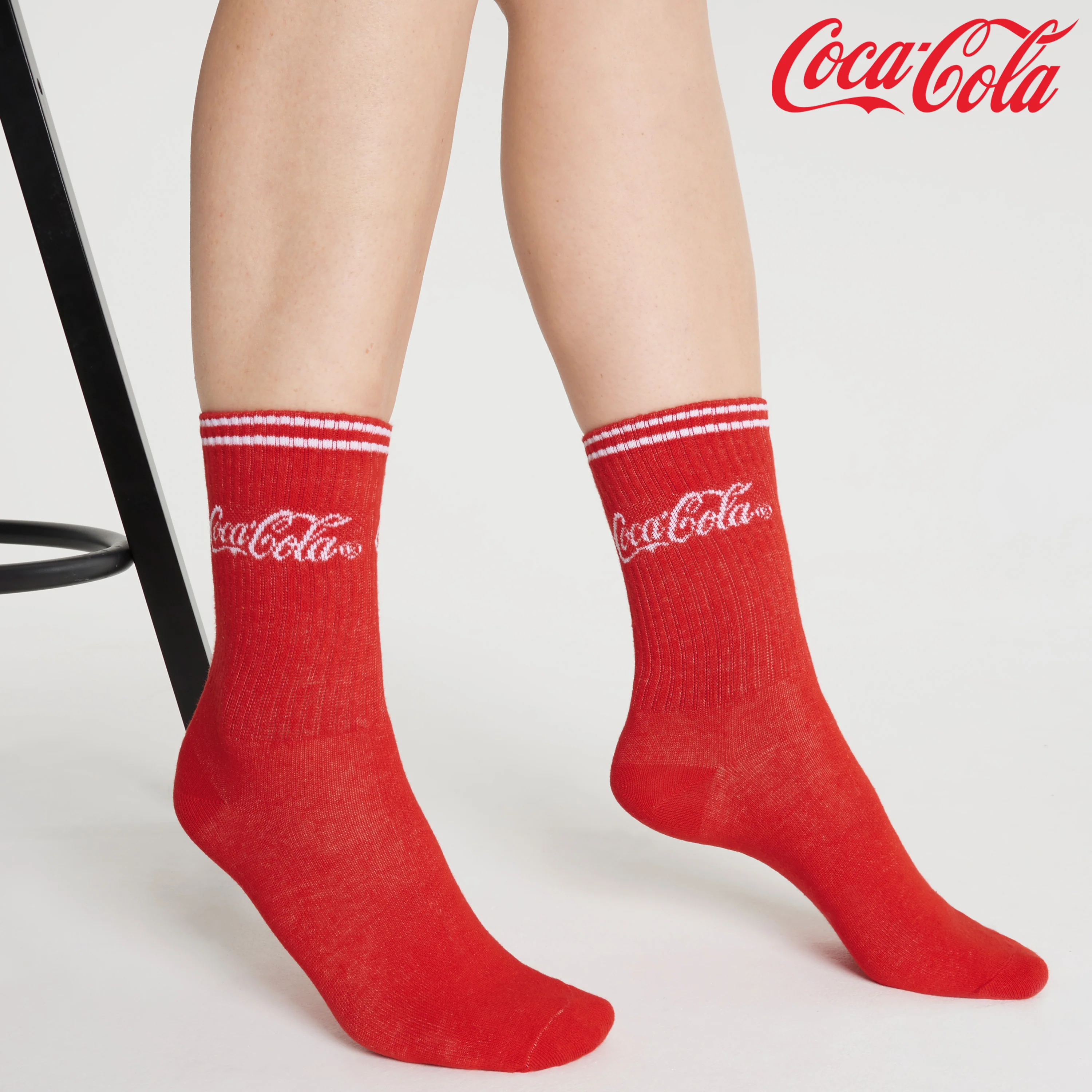 Coca Cola Calf Length Socks for Adults Teenagers - Image 6