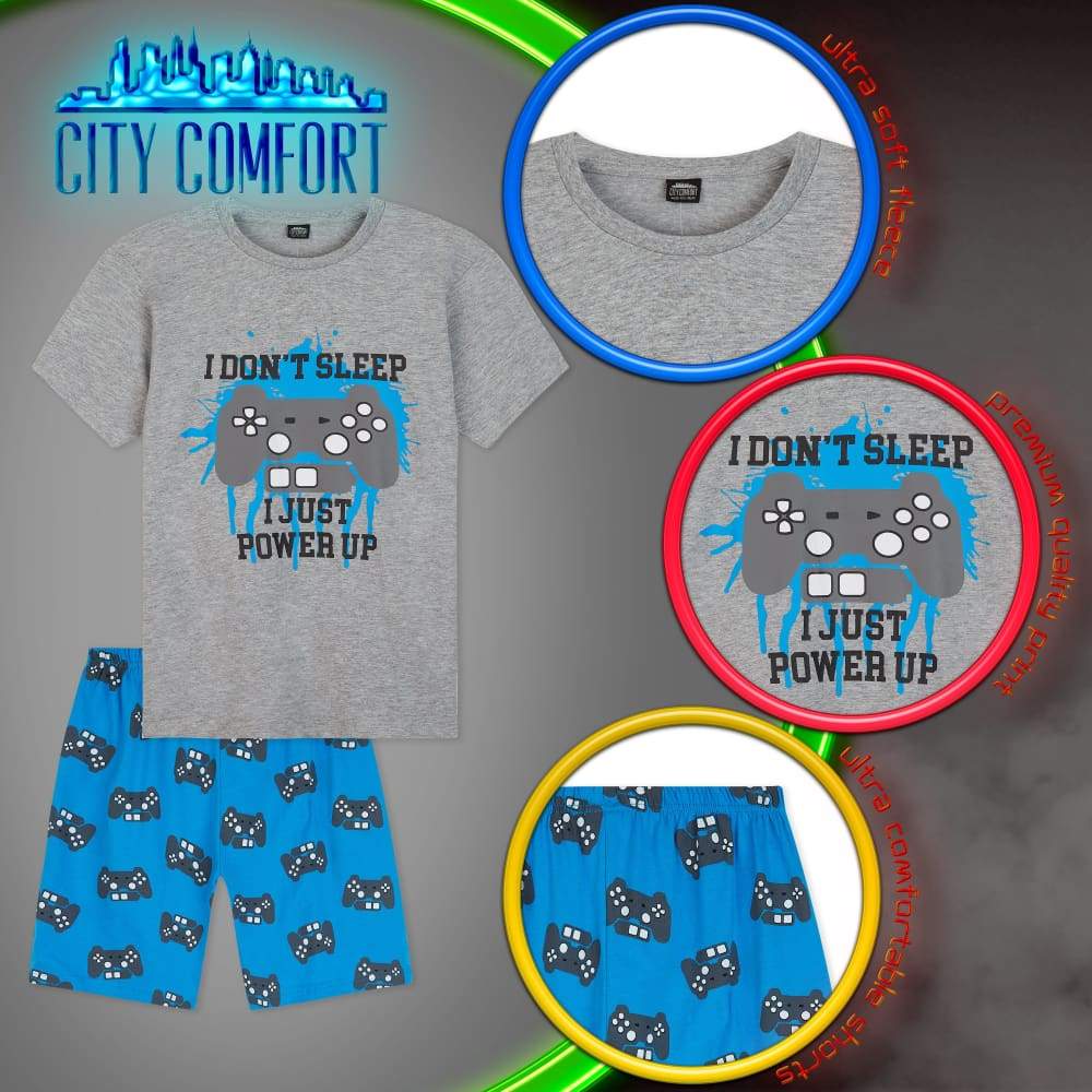 CityComfort Boys Pyjamas, Kids PJs for Summer, Childrens Clothes, Gaming Gifts - Image 2
