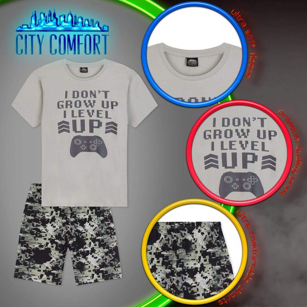 CityComfort Boys Pyjamas, Kids PJs for Summer, Childrens Clothes, Gaming Gifts - Image 2