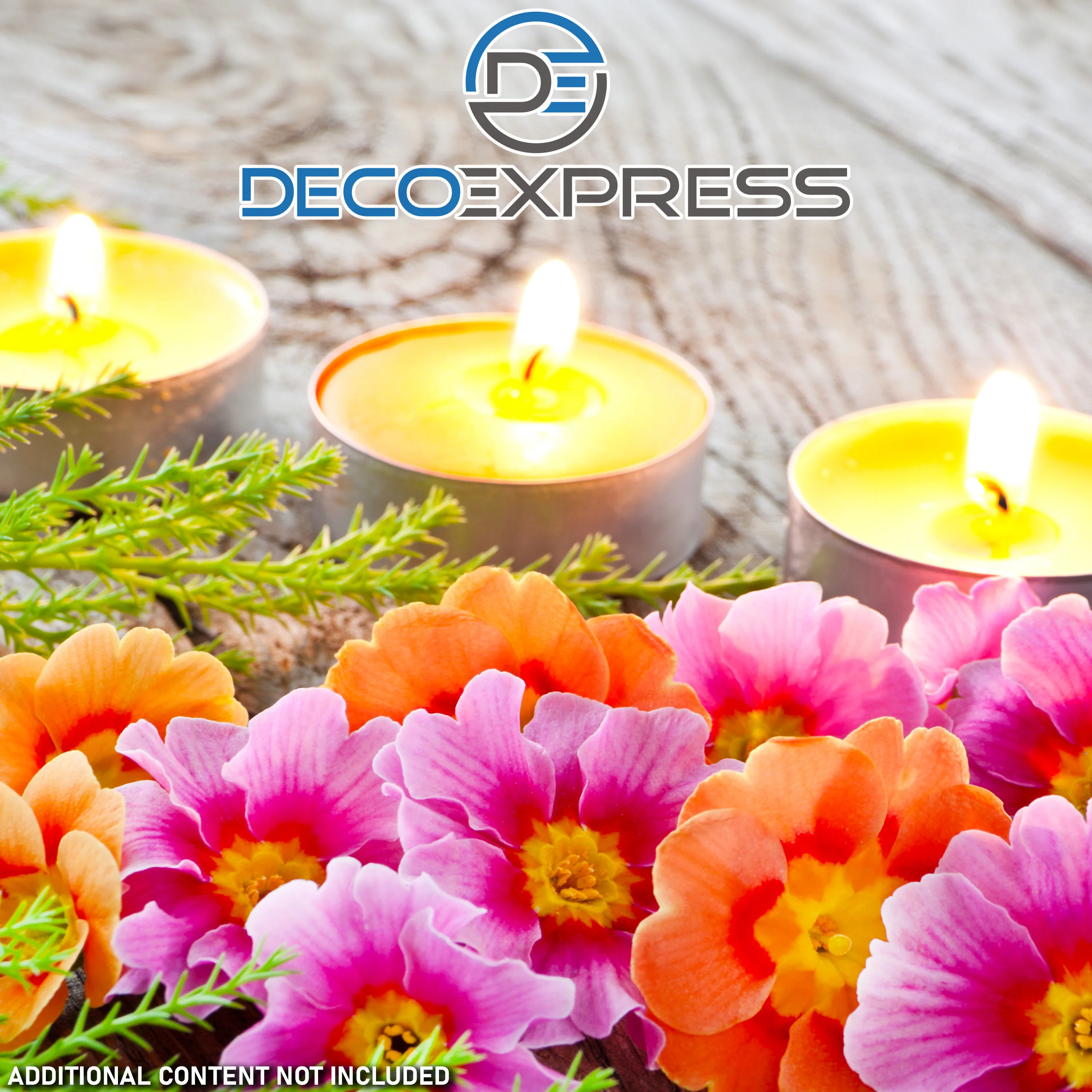 Deco Express Citronella Tealight Candles Multipack - Yellow 50/4 Hours - Image 2