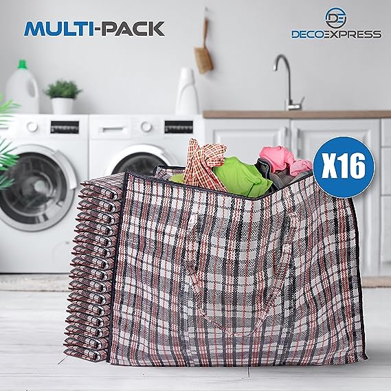 DECO EXPRESS Laundry Bags Large - XXL Pack of 16 - Image 6